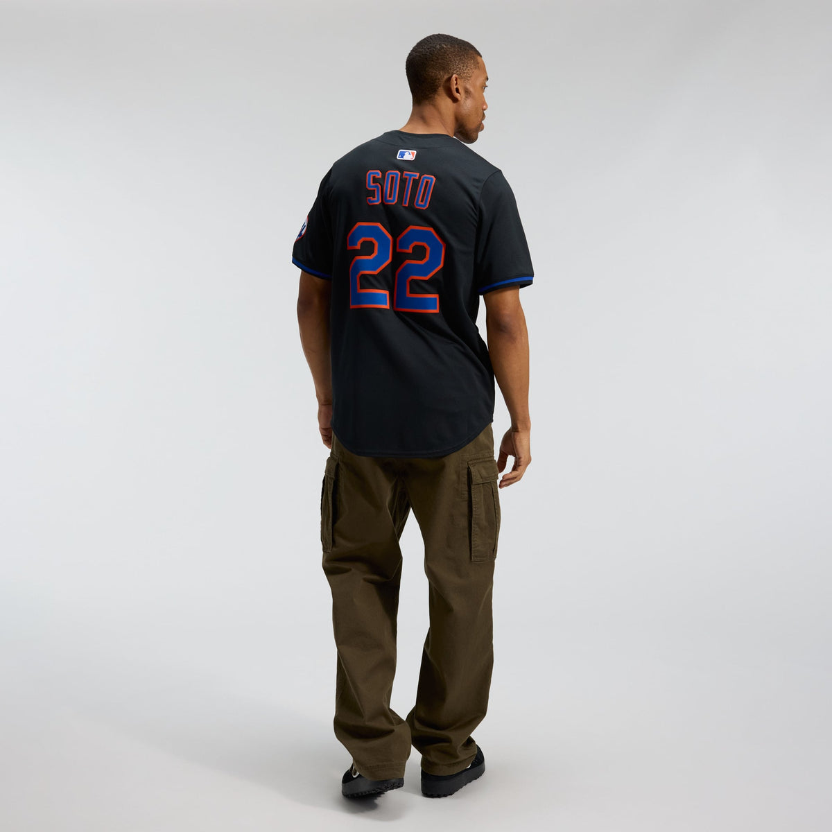 Men's New York Mets Juan Soto Nike Gray Road Limited Player Jersey