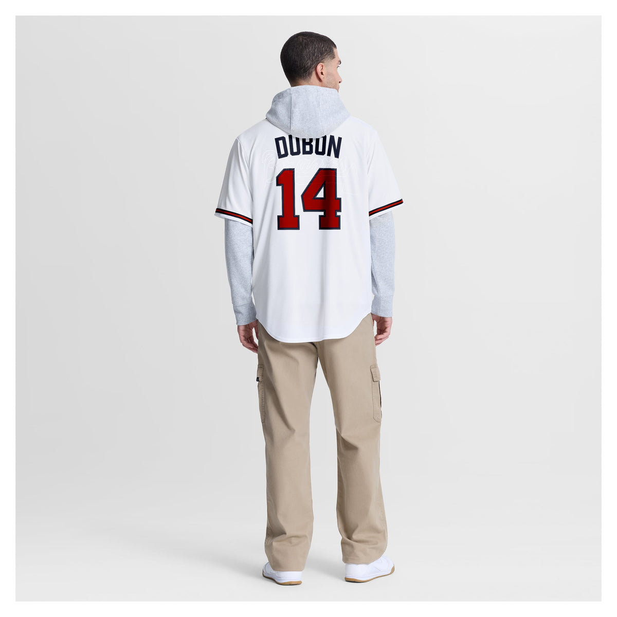 Men's Atlanta Braves Mauricio Dubón Nike White Home Replica Jersey