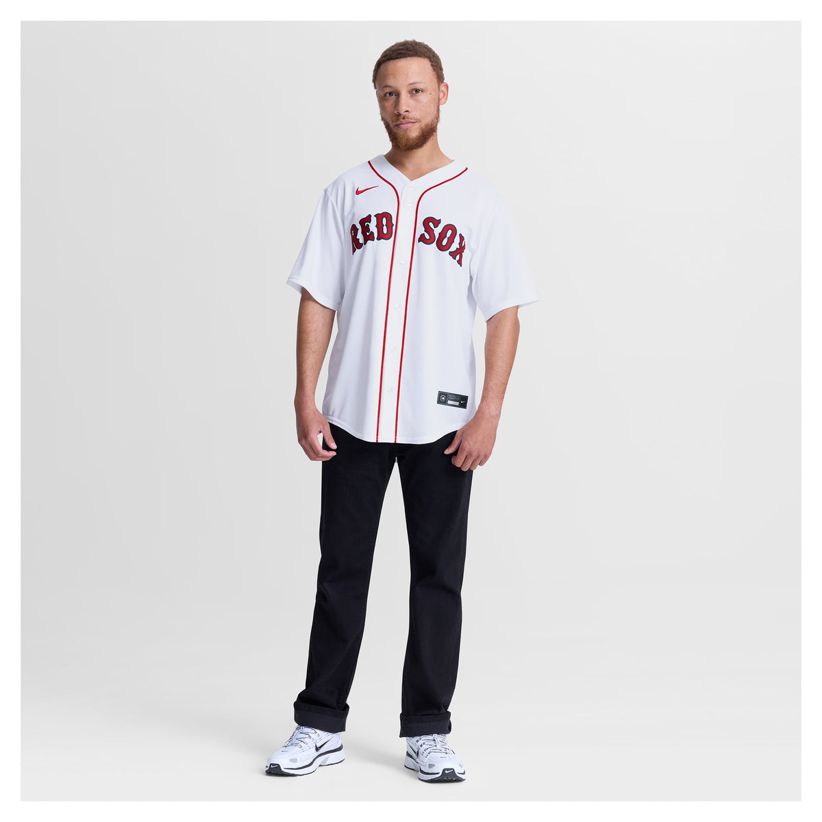 Men's Boston Red Sox Isiah Kiner-Falefa Nike White Home Replica Jersey