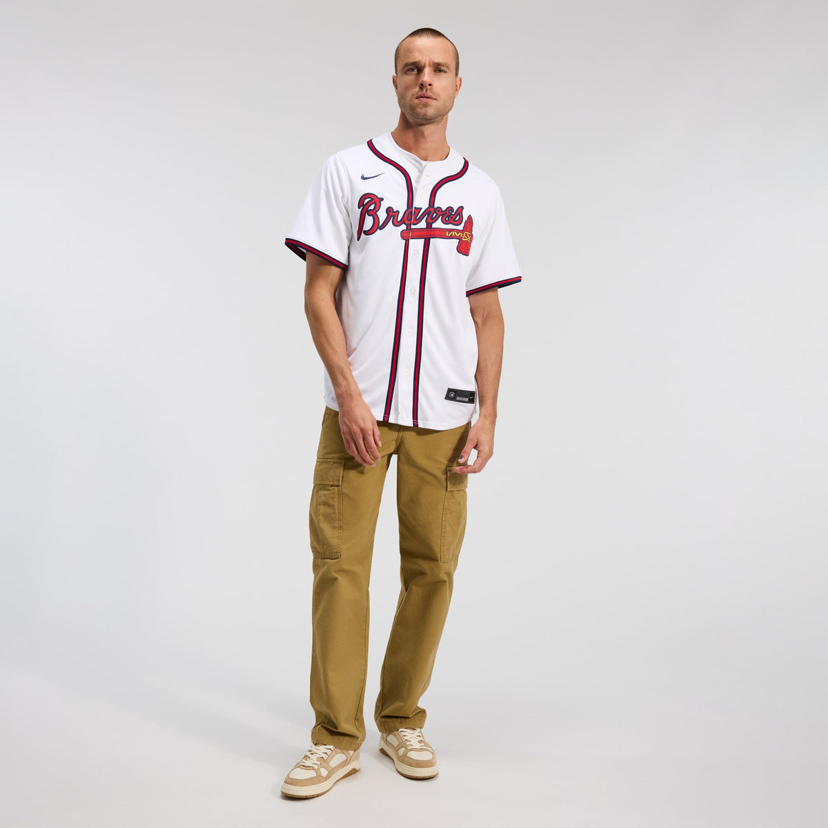 Men's Atlanta Braves Nike White Home Limited Jersey