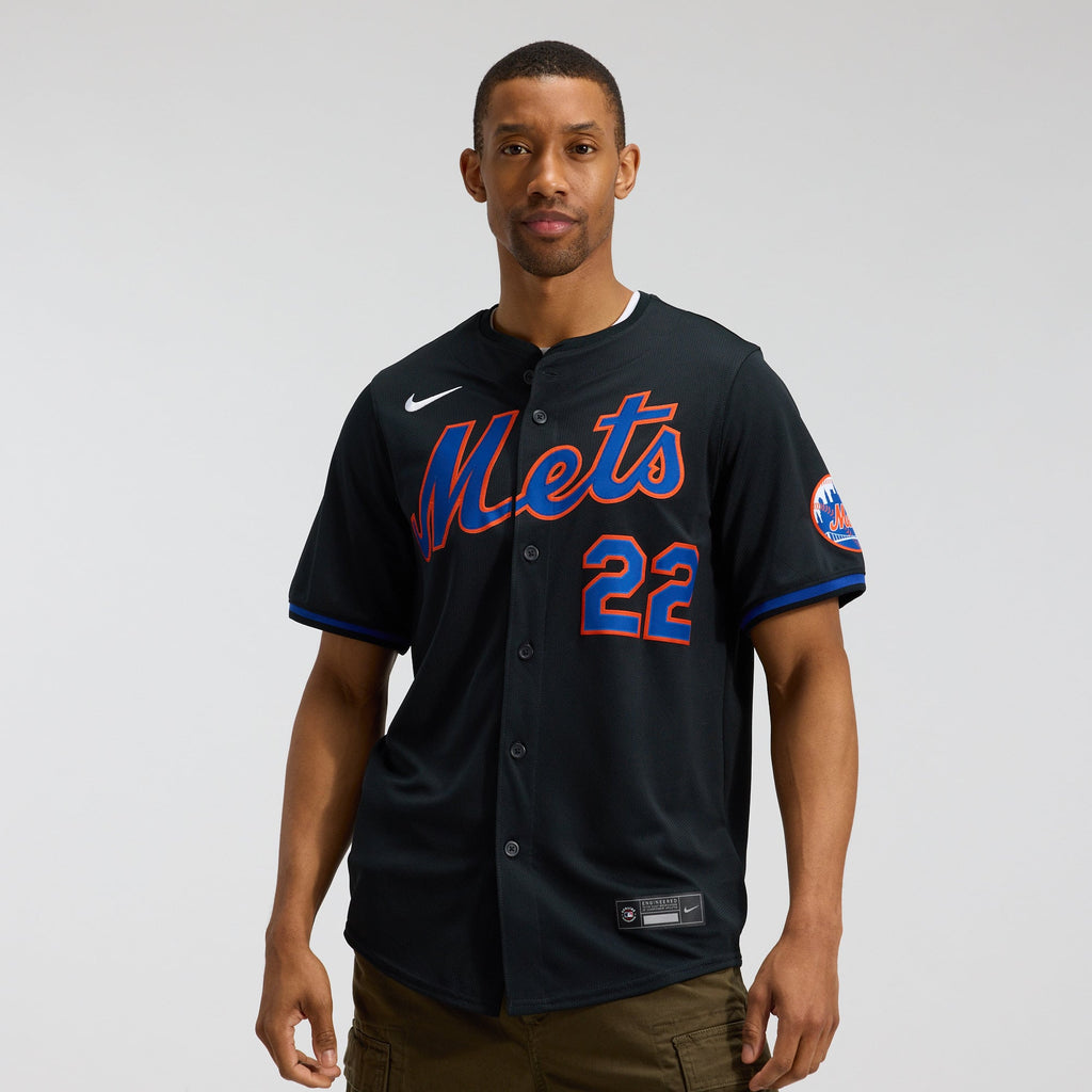 Men's New York Mets Juan Soto Nike Gray Road Limited Player Jersey