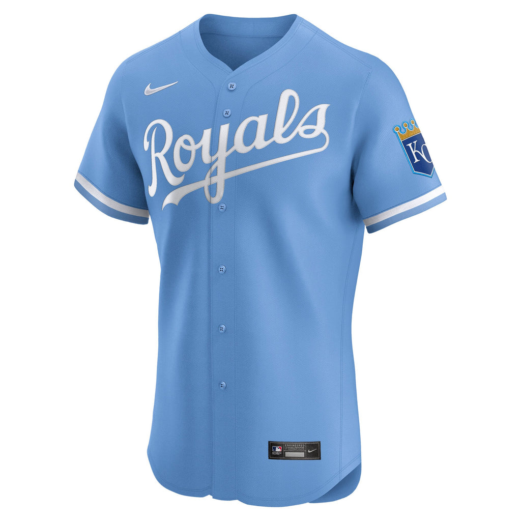 Men's Kansas City Royals Nike Light Blue Alternate Elite Jersey