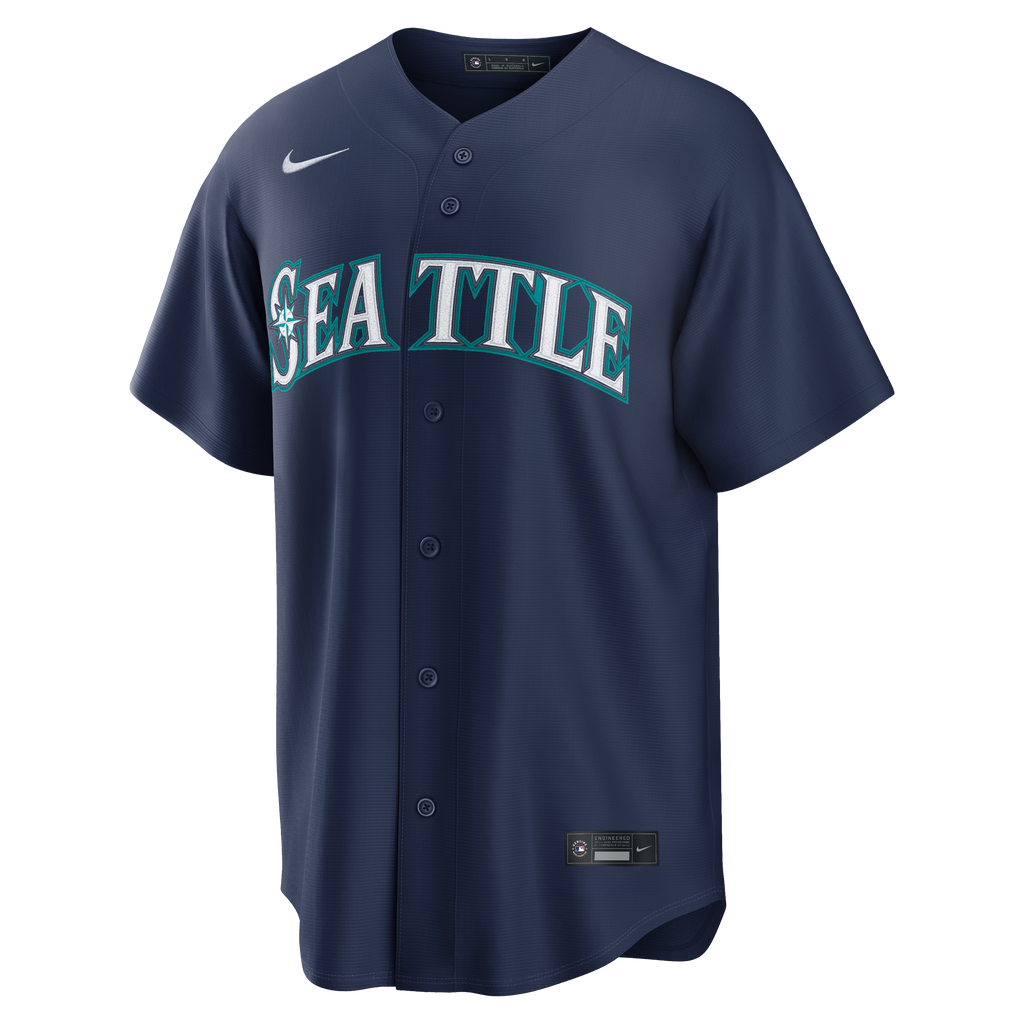 Men's Seattle Mariners Cal Raleigh Nike Cream Alternate Replica Jersey