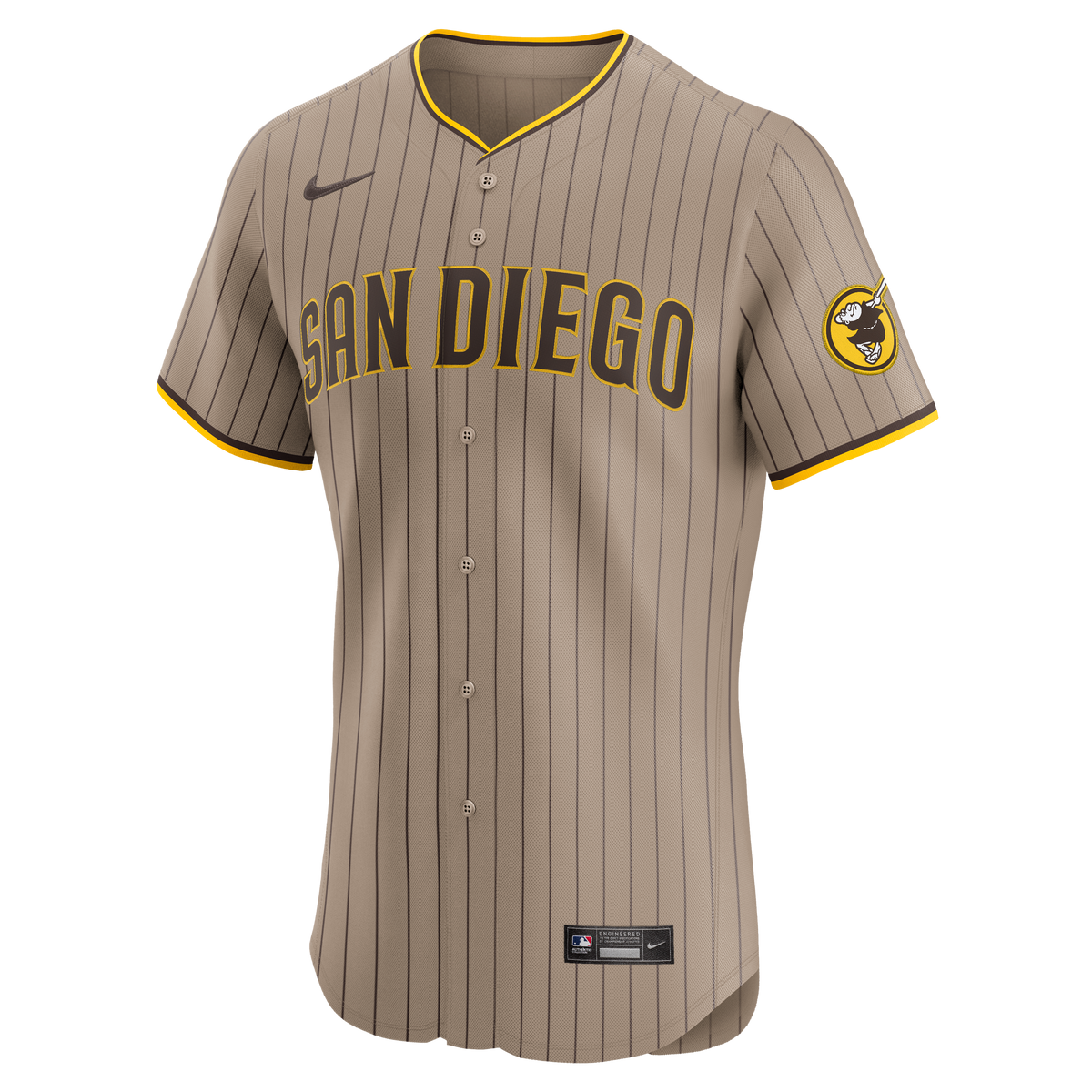 Men's San Diego Padres Fernando Tatis Jr. Nike Sand Alternate Elite Player Jersey