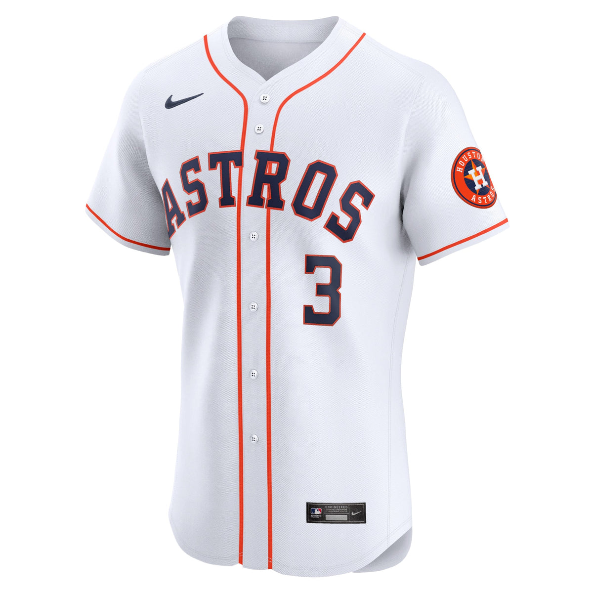 Men's Houston Astros Jeremy Peña Nike White Home Elite Player Jersey