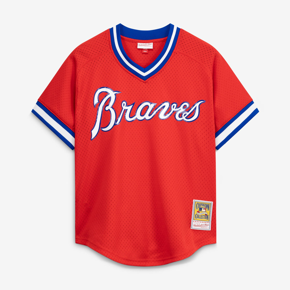 Men's Atlanta Braves Dale Murphy Mitchell & Ness Scarlet Authentic Batting Practice Jersey