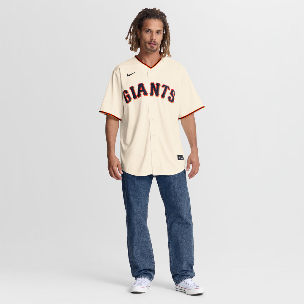 Men's San Francisco Giants Jesus Rodriguez Nike Cream Home Replica Jersey