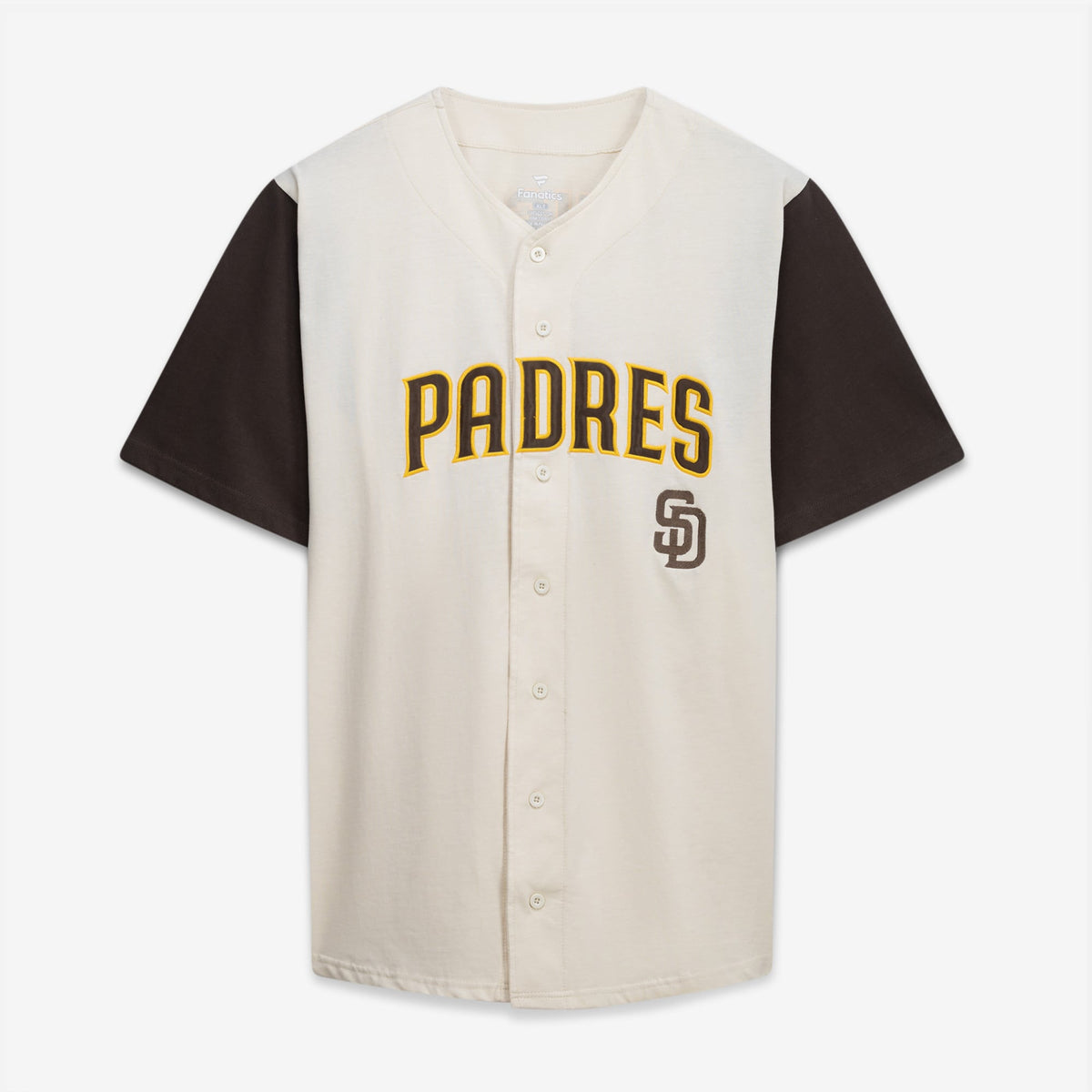 Men's San Diego Padres Profile Cream/Brown Big & Tall Two-Color Fashion Jersey