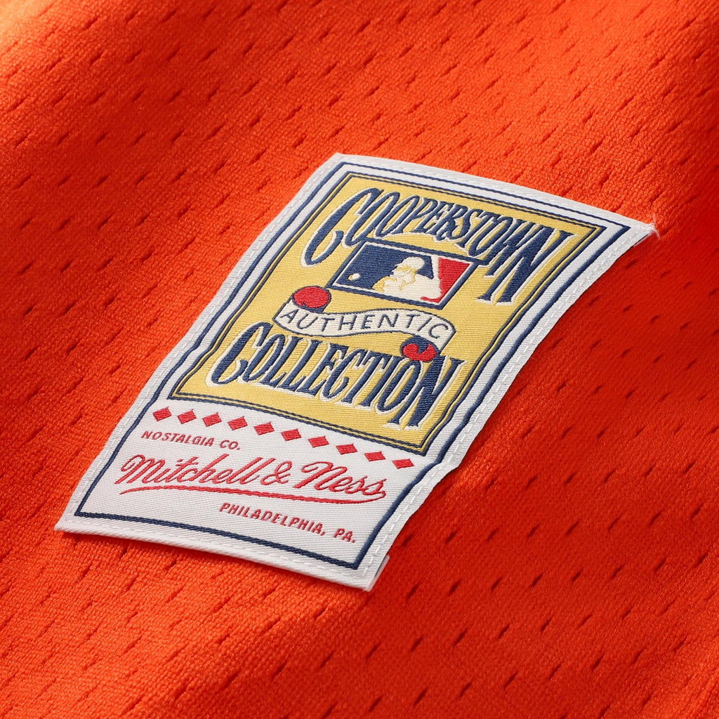 Men's Baltimore Orioles Cal Ripken Jr. Mitchell & Ness Orange Authentic Batting Practice Jersey