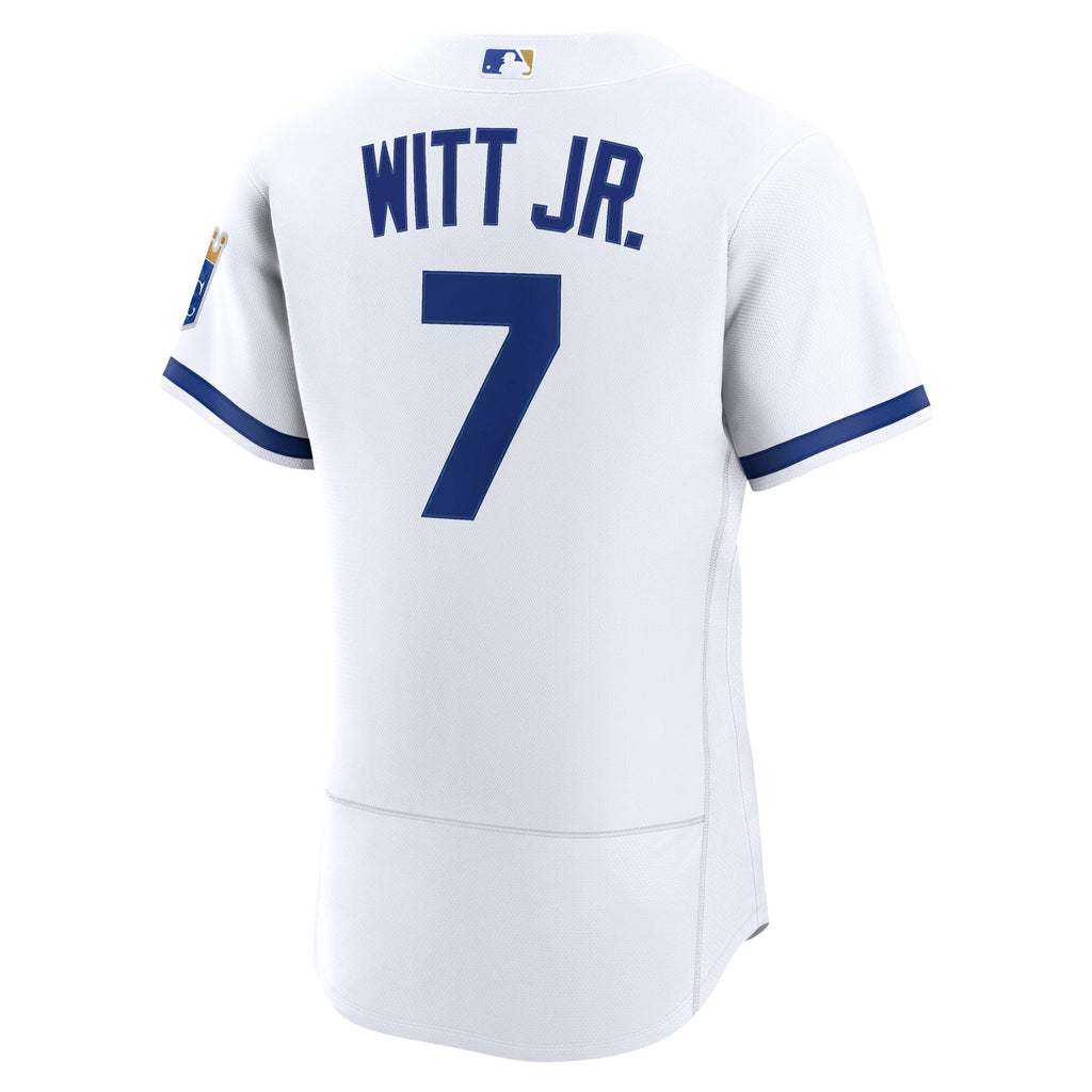 Men's Kansas City Royals Bobby Witt Jr. Nike White  Authentic Jersey
