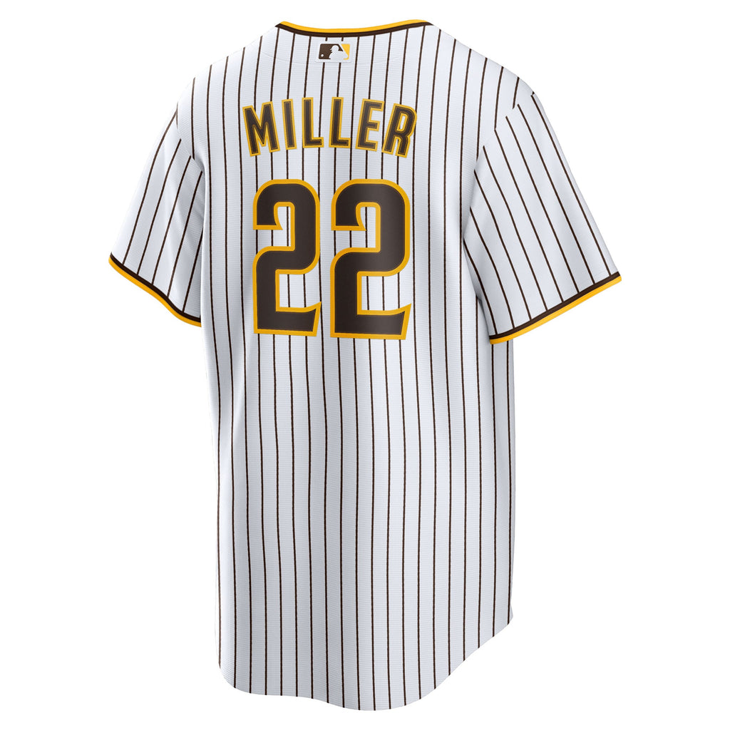 Men's San Diego Padres Mason Miller Nike White Home Replica Jersey