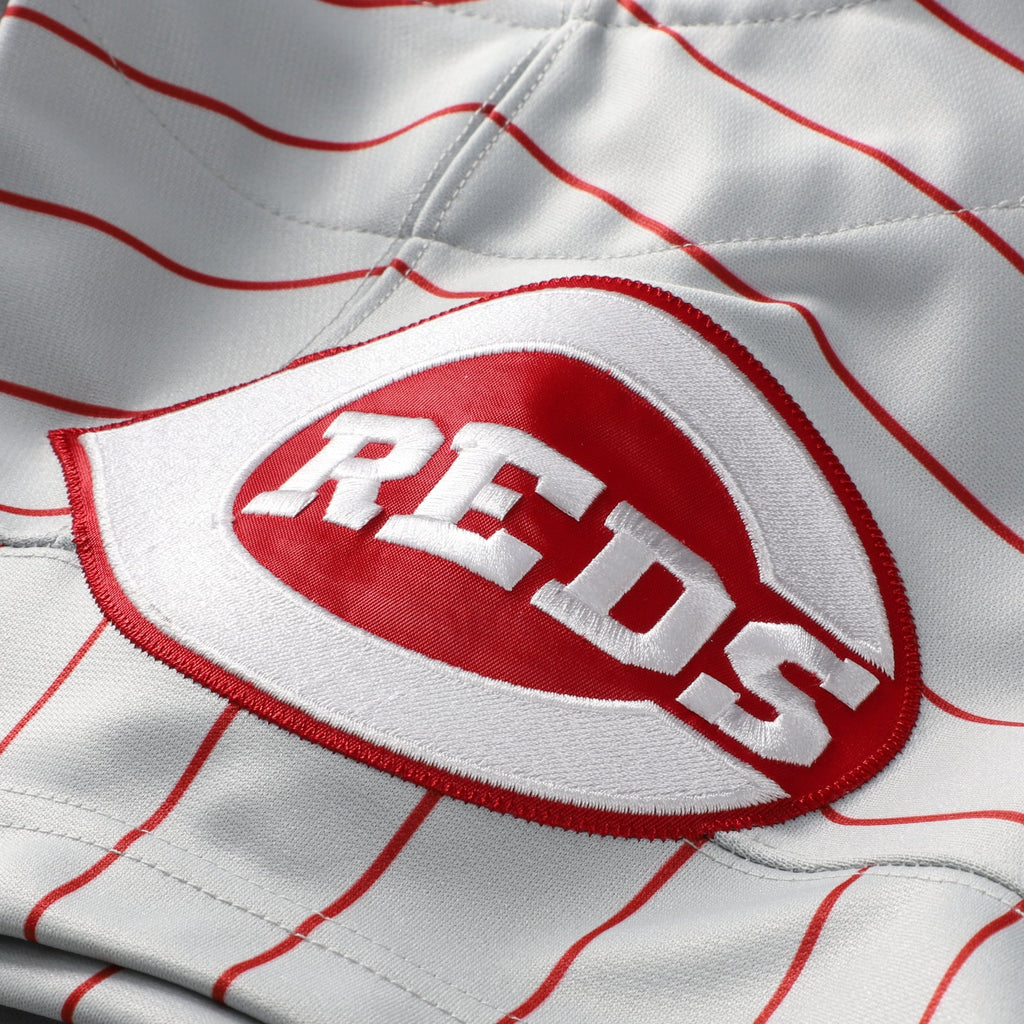 Men's Cincinnati Reds Deion Sanders Mitchell & Ness Gray 1997 Authentic Jersey