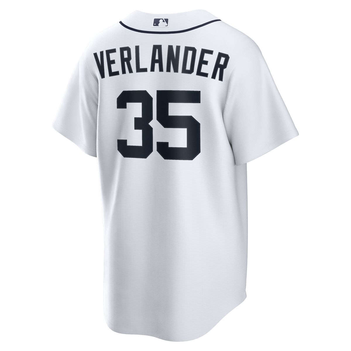 Men's Detroit Tigers Justin Verlander Nike White Home Replica Jersey