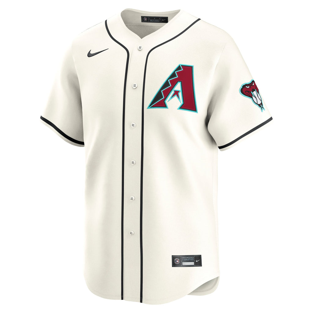 Men's Arizona Diamondbacks Nike Cream Home Limited Jersey