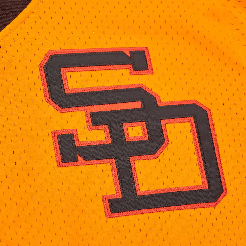 Men's San Diego Padres Tony Gwynn Mitchell & Ness Gold Big & Tall Cooperstown Mesh Batting Practice Jersey