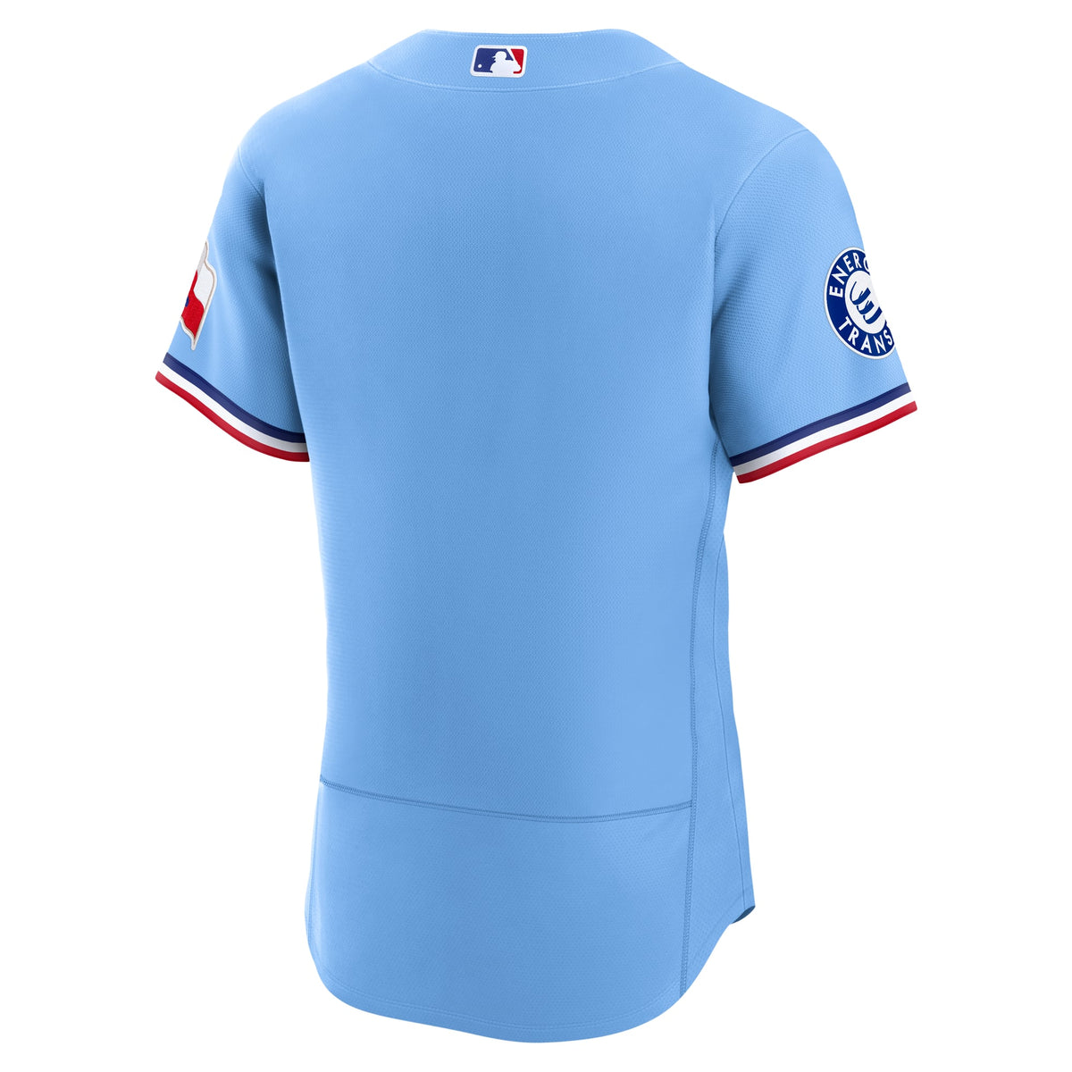 Men's Texas Rangers Nike White Home Sponsor Patch Authentic Jersey