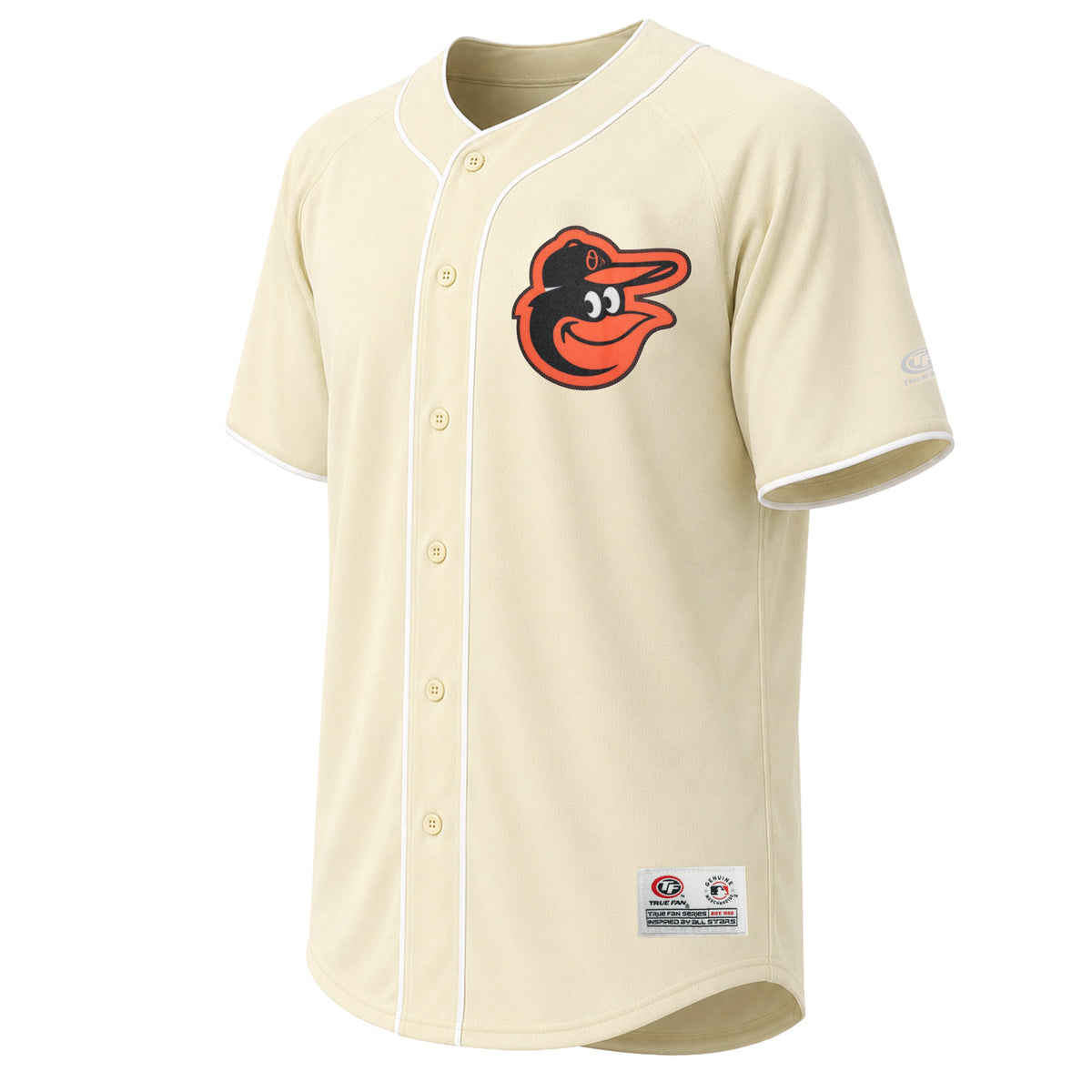 Men's Baltimore Orioles Stitches Cream Fashion Jersey