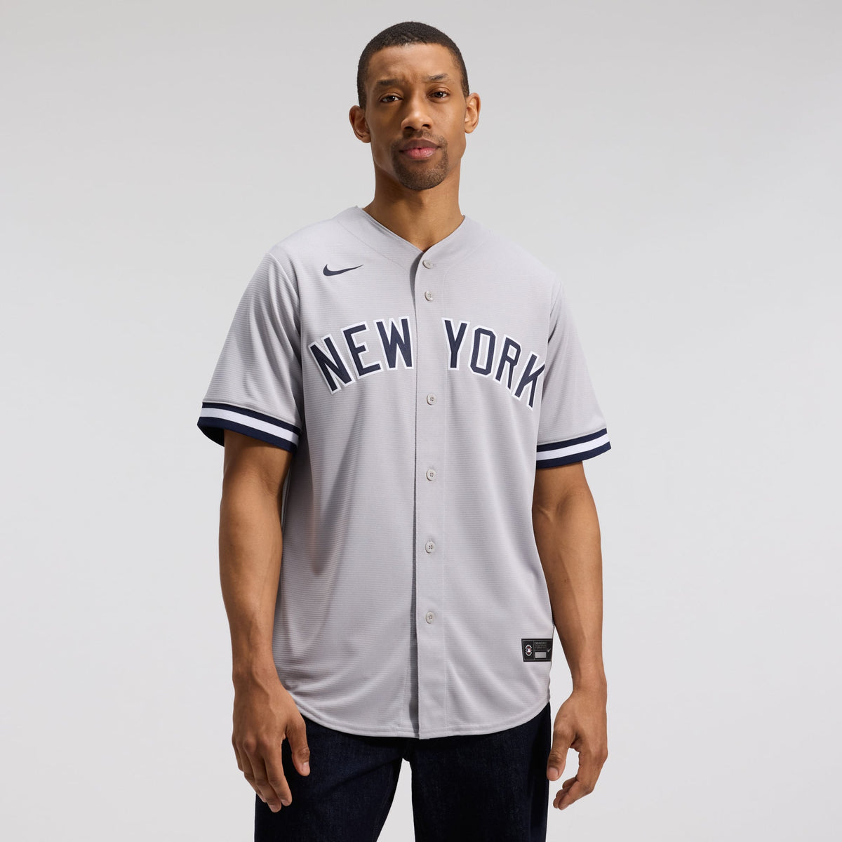 Men's New York Yankees Anthony Volpe Nike Gray Road Replica Jersey