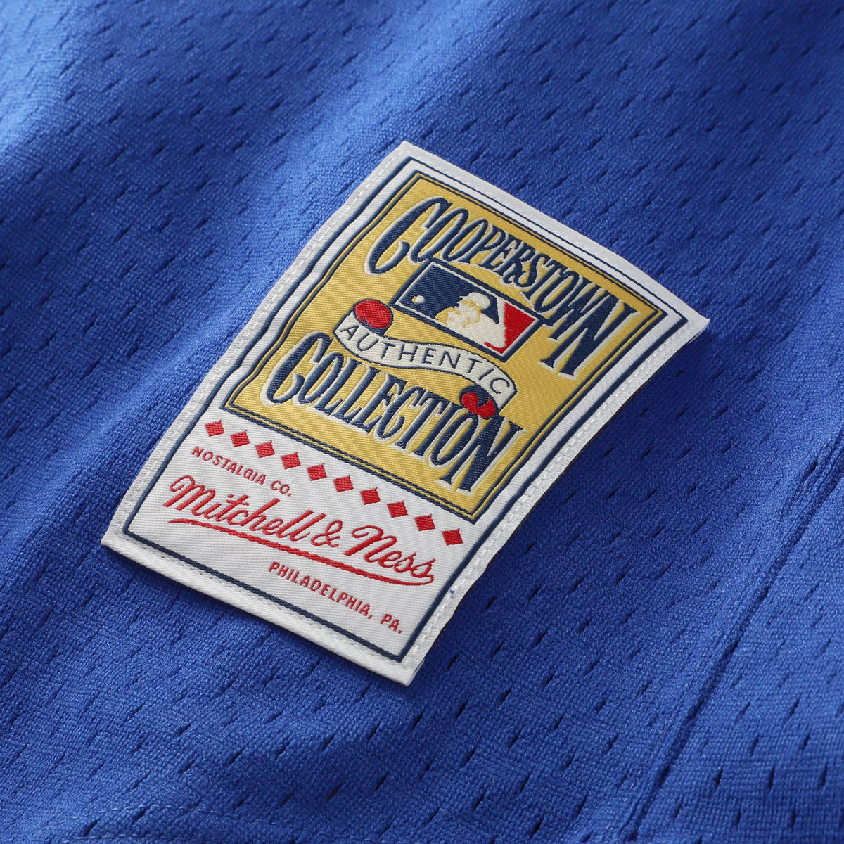 Men's Texas Rangers Nolan Ryan Mitchell & Ness Royal Authentic Batting Practice Jersey