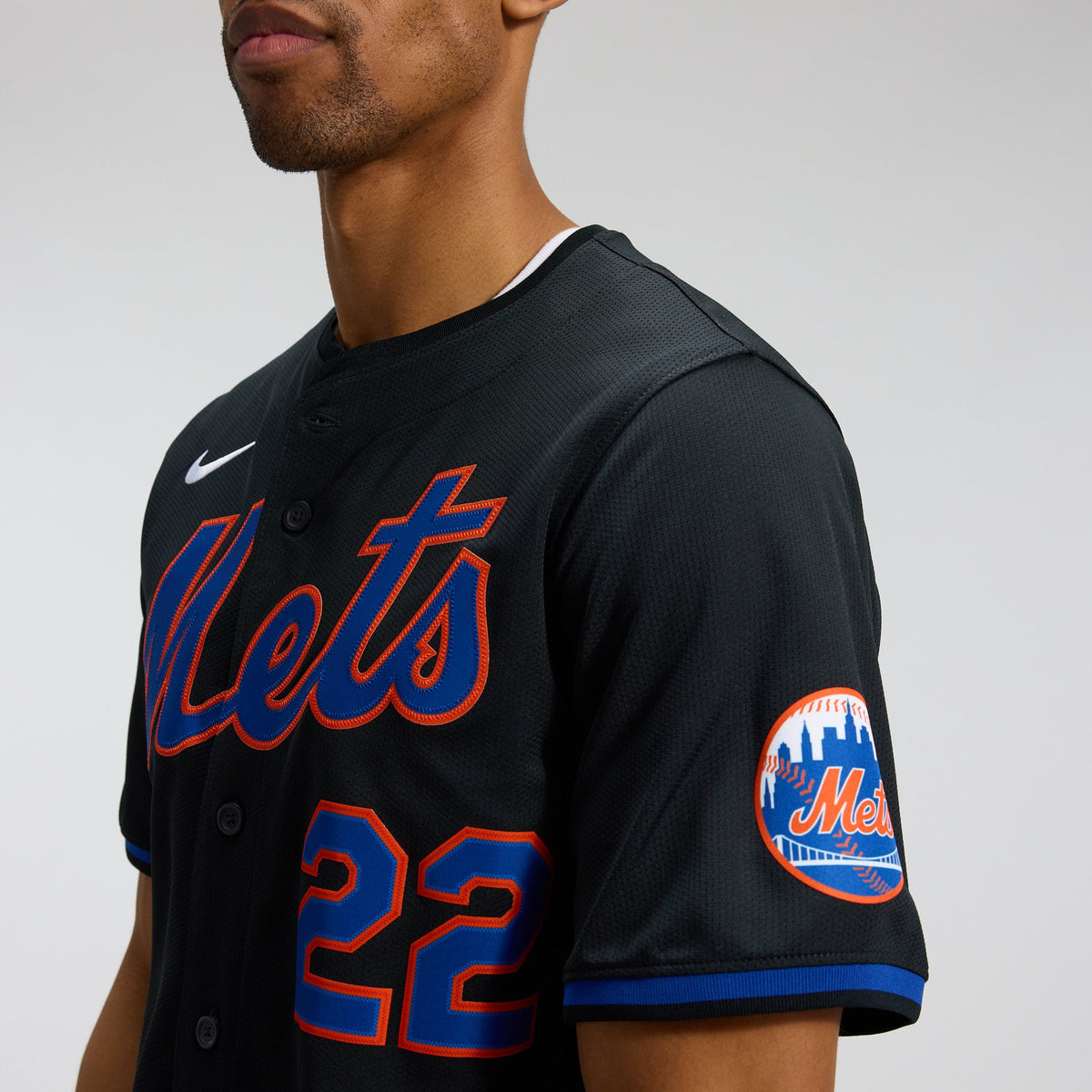 Men's New York Mets Juan Soto Nike Gray Road Limited Player Jersey