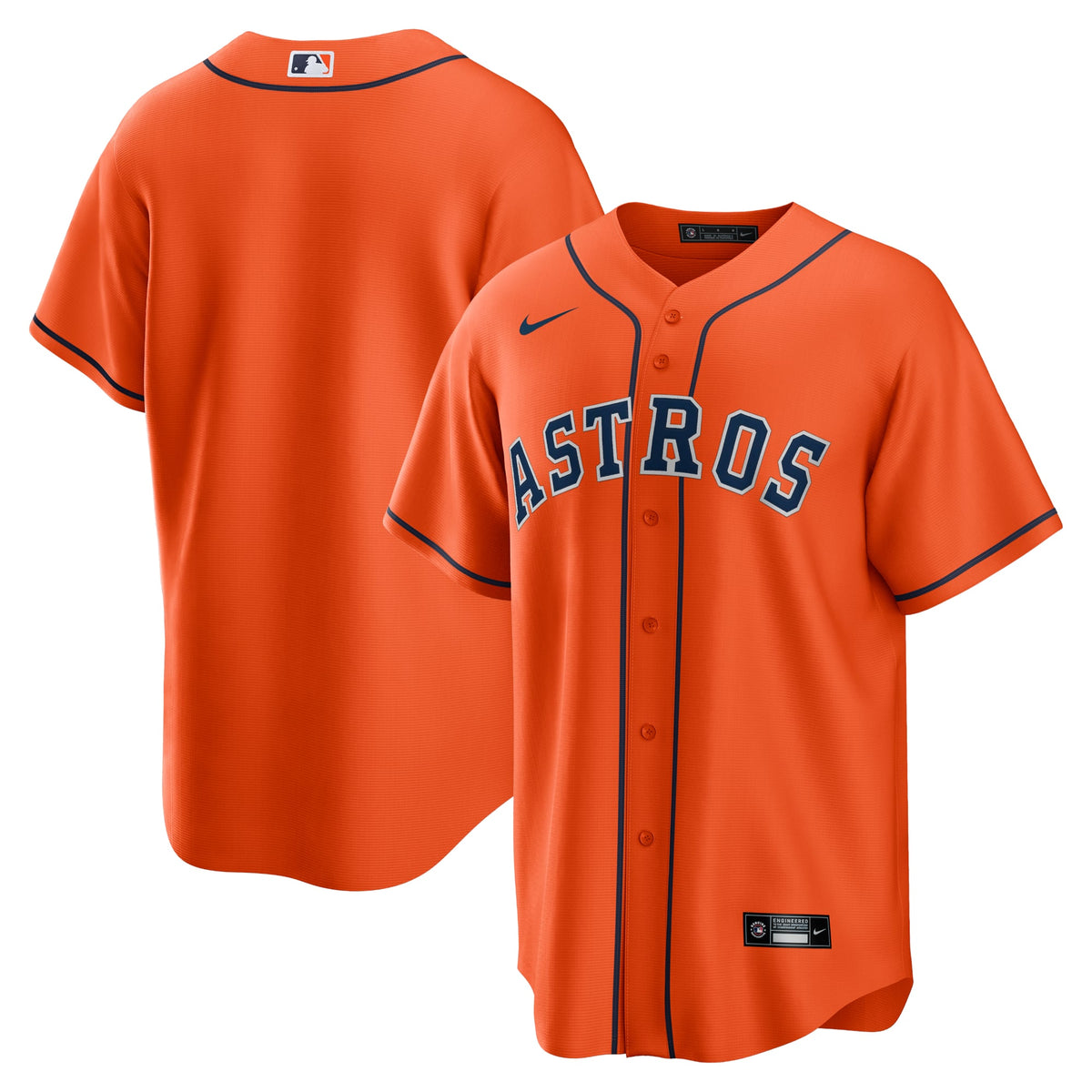 Men's Houston Astros Nike White Home Replica Team Jersey