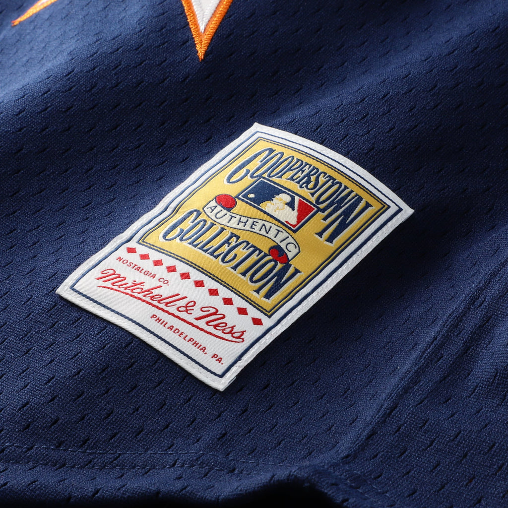 Men's Houston Astros Craig Biggio Mitchell & Ness Navy Authentic Batting Practice Jersey