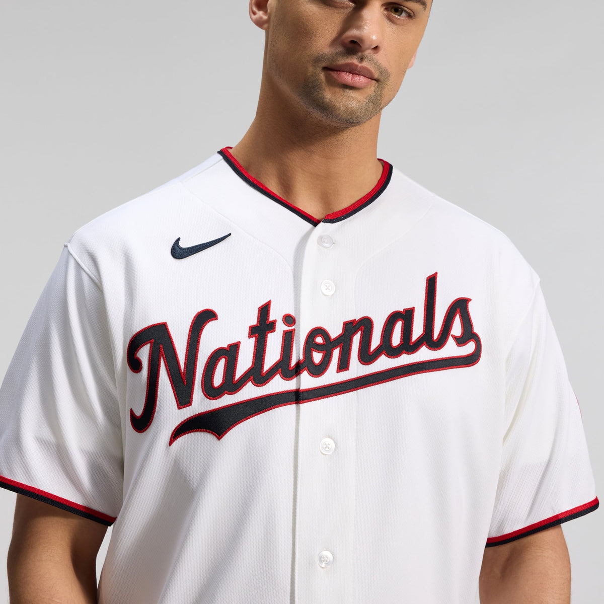 Men's Washington Nationals  Nike White Home Authentic Jersey