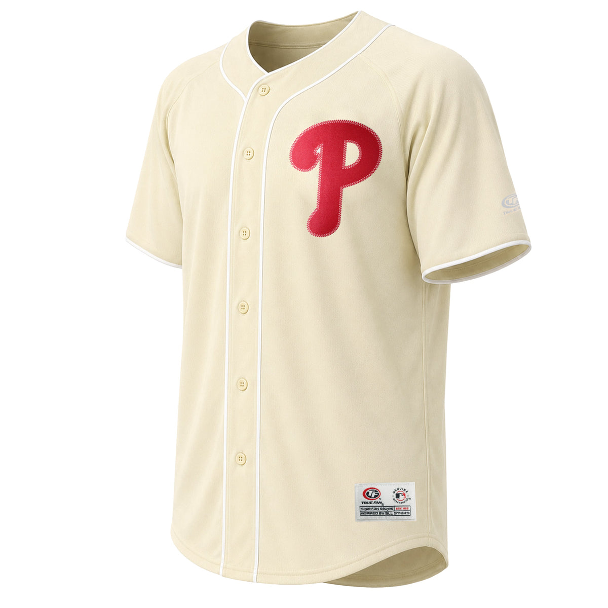 Men's Philadelphia Phillies Stitches Cream Fashion Jersey