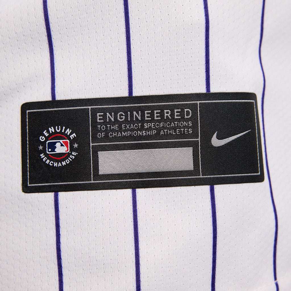 Men's Colorado Rockies Nike White Home Limited Jersey