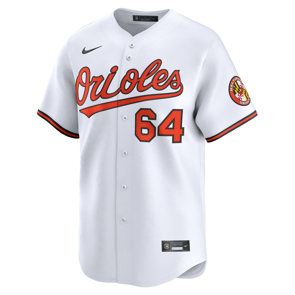 Men's Baltimore Orioles Dean Kremer Nike White Home Limited Player Jersey