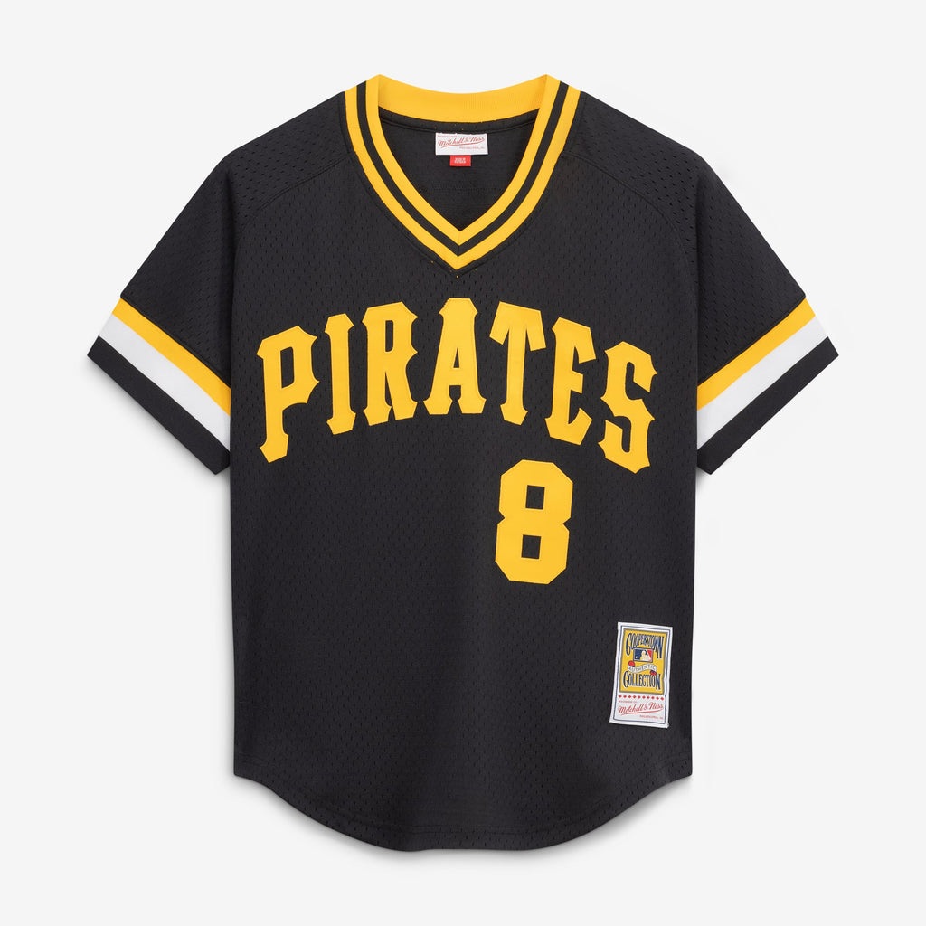 Men's Pittsburgh Pirates Willie Stargell Mitchell & Ness Black Authentic Batting Practice Jersey