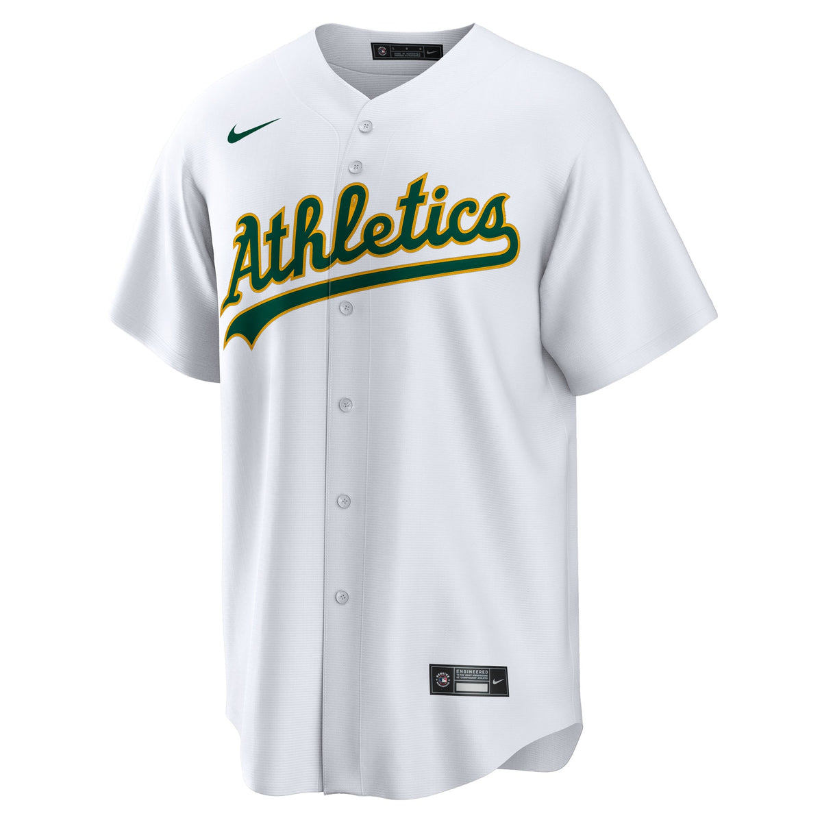 Men's Athletics Denzel Clarke Nike White Home Replica Jersey
