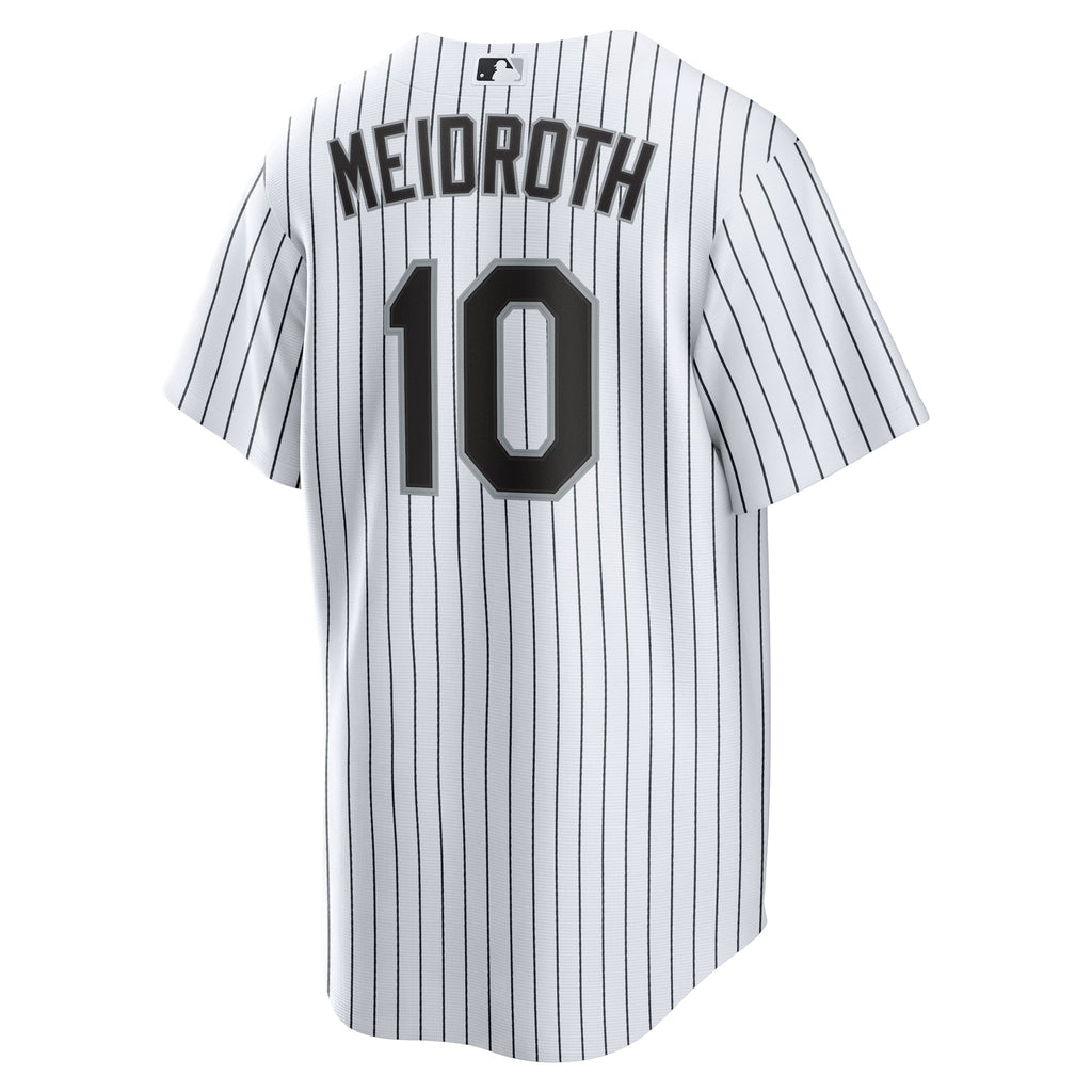 Men's Chicago White Sox Chase Meidroth Nike White Home Replica Jersey