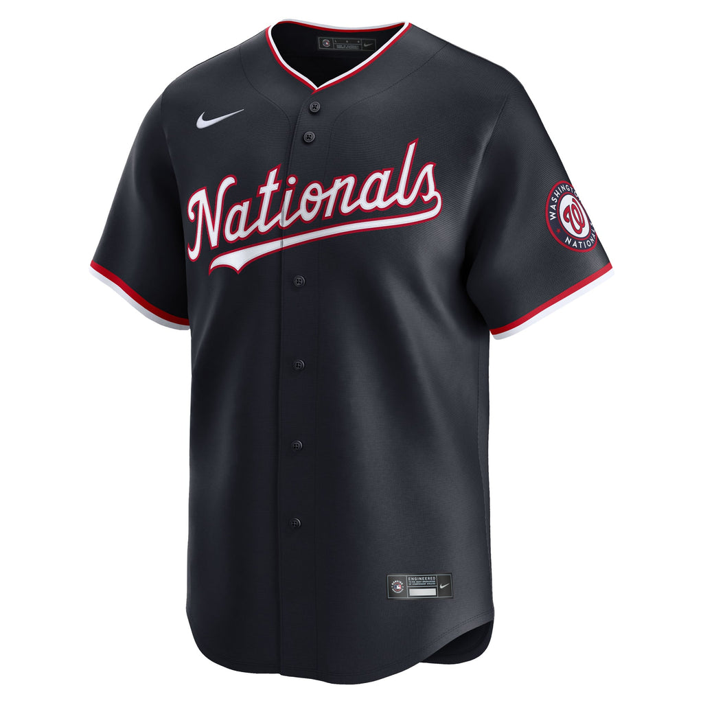 Men's Washington Nationals Dylan Crews Nike Navy Alternate Limited Jersey