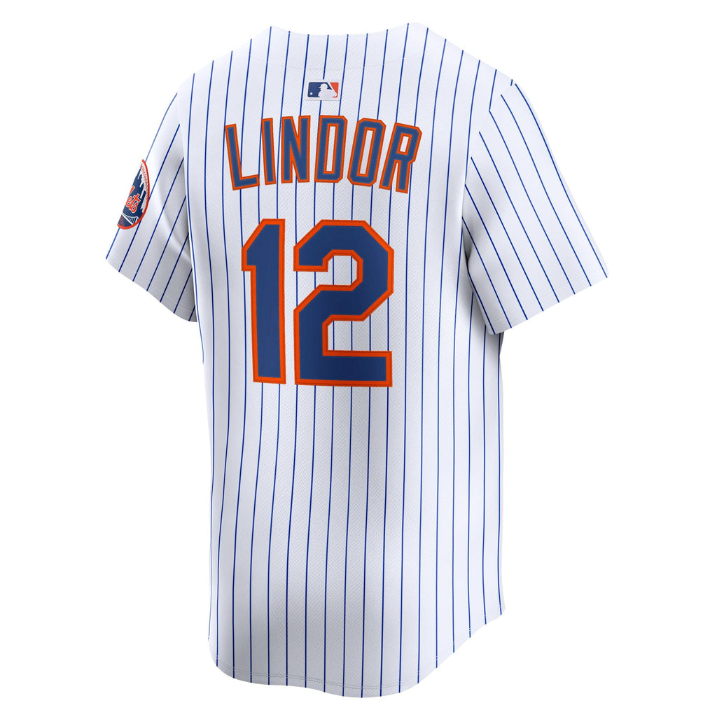 Men's New York Mets Francisco Lindor Nike Gray Road Limited Player Jersey