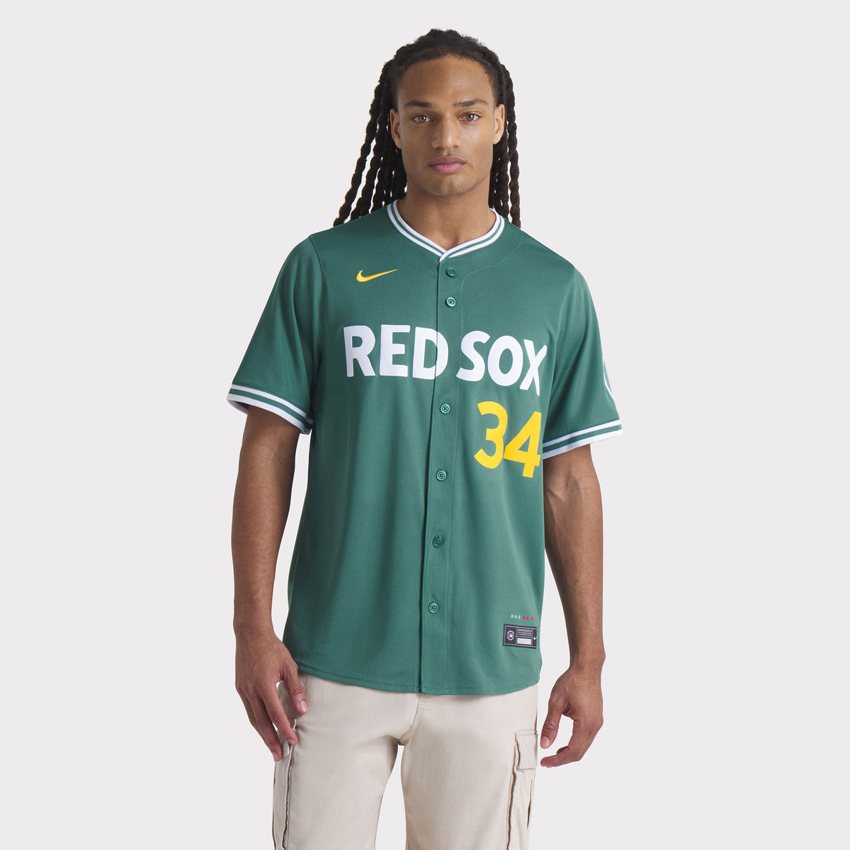 Men's Boston Red Sox David Ortiz Nike Green 2025 City Connect Limited Retired Player Jersey