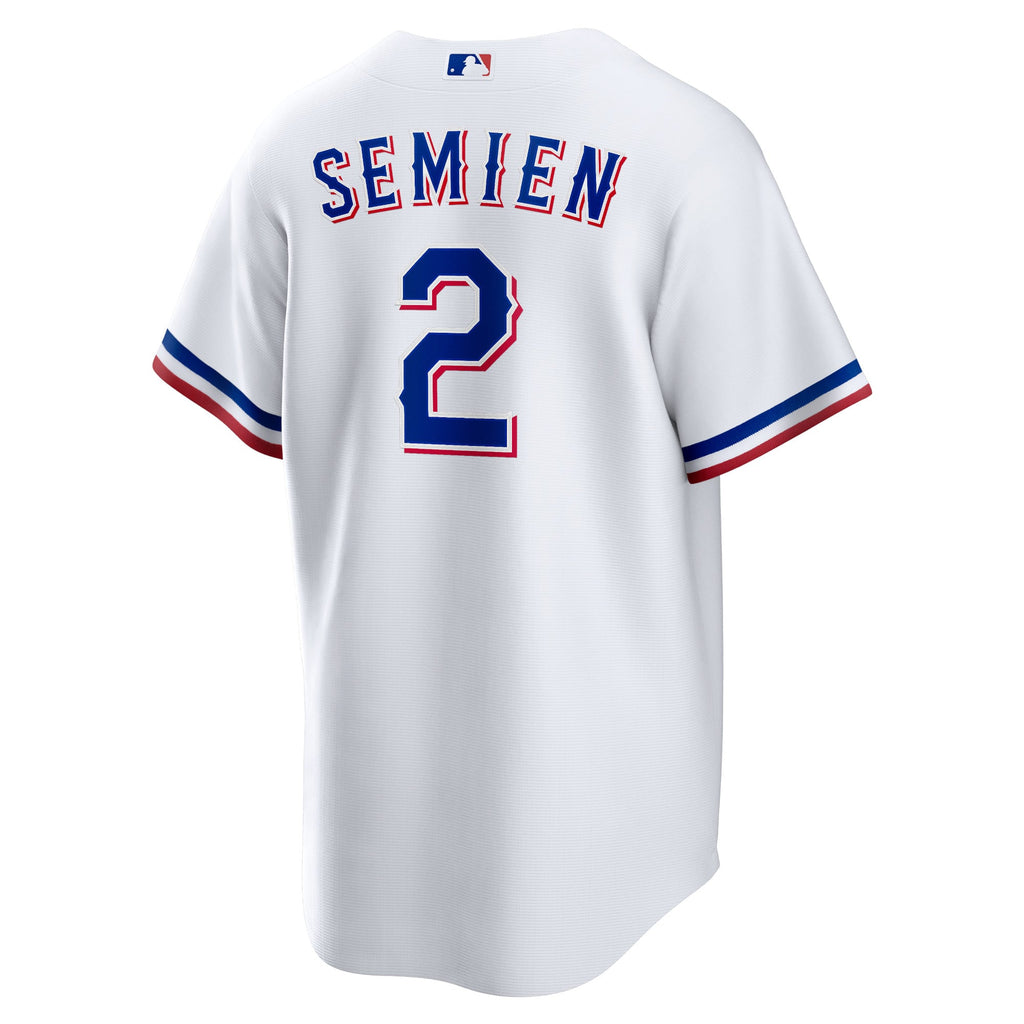 Men's Texas Rangers Marcus Semien Nike White Home Replica Player Jersey