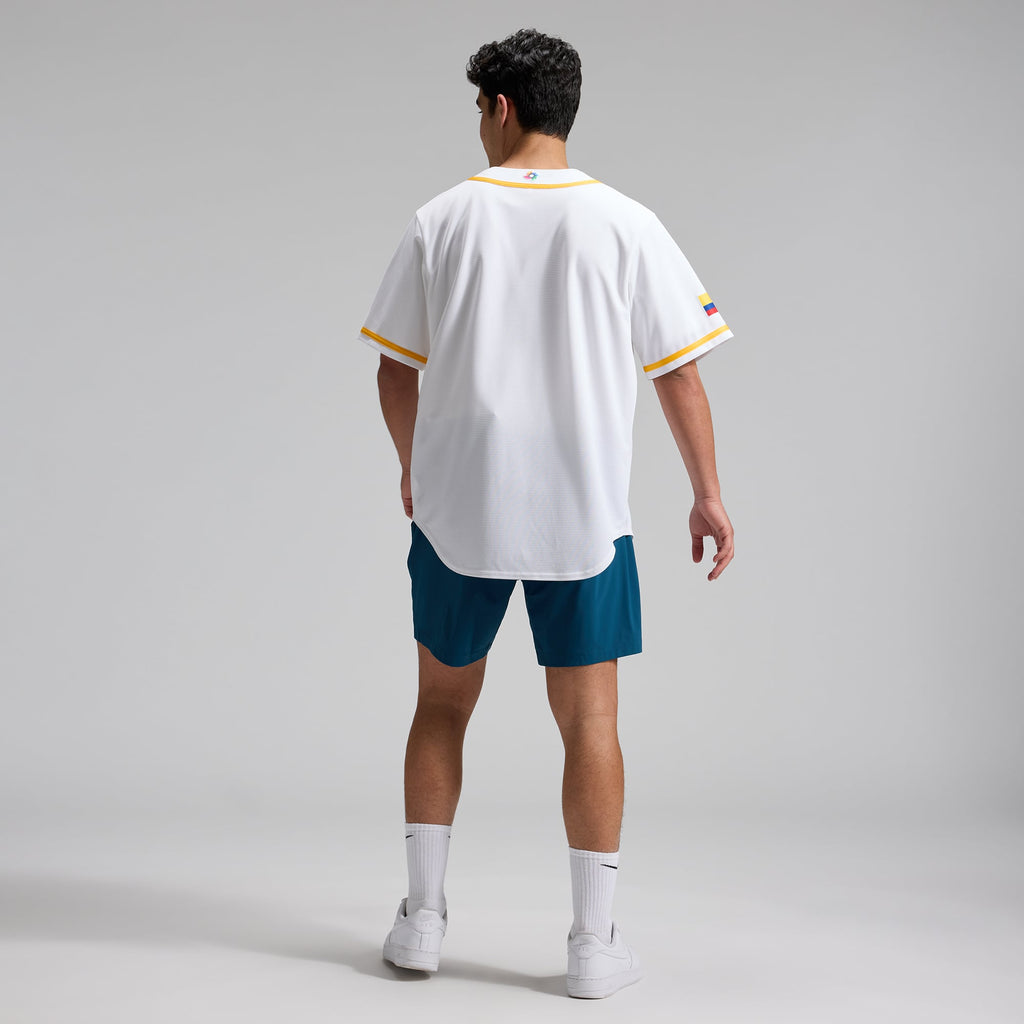 Men's Colombia Baseball Nike White 2026 World Baseball Classic Home Stadium Jersey
