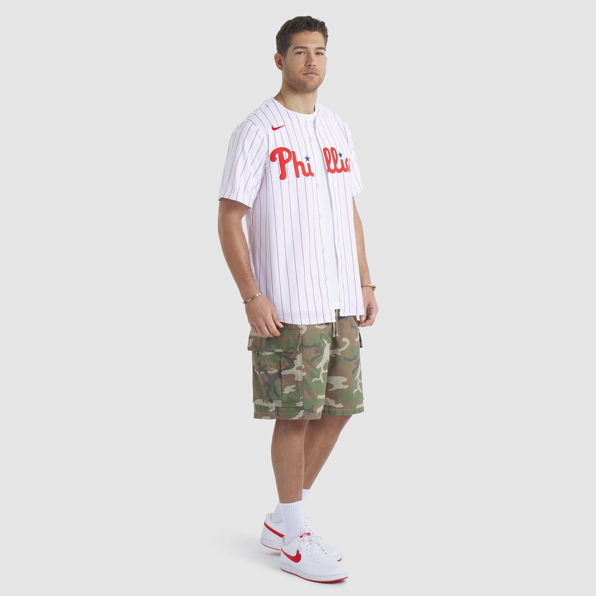 Men's Philadelphia Phillies Bryce Harper Nike Gray Road Limited Player Jersey