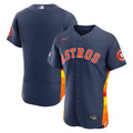 Men's Houston Astros Nike Navy Alternate Sponsor Patch Authentic Jersey