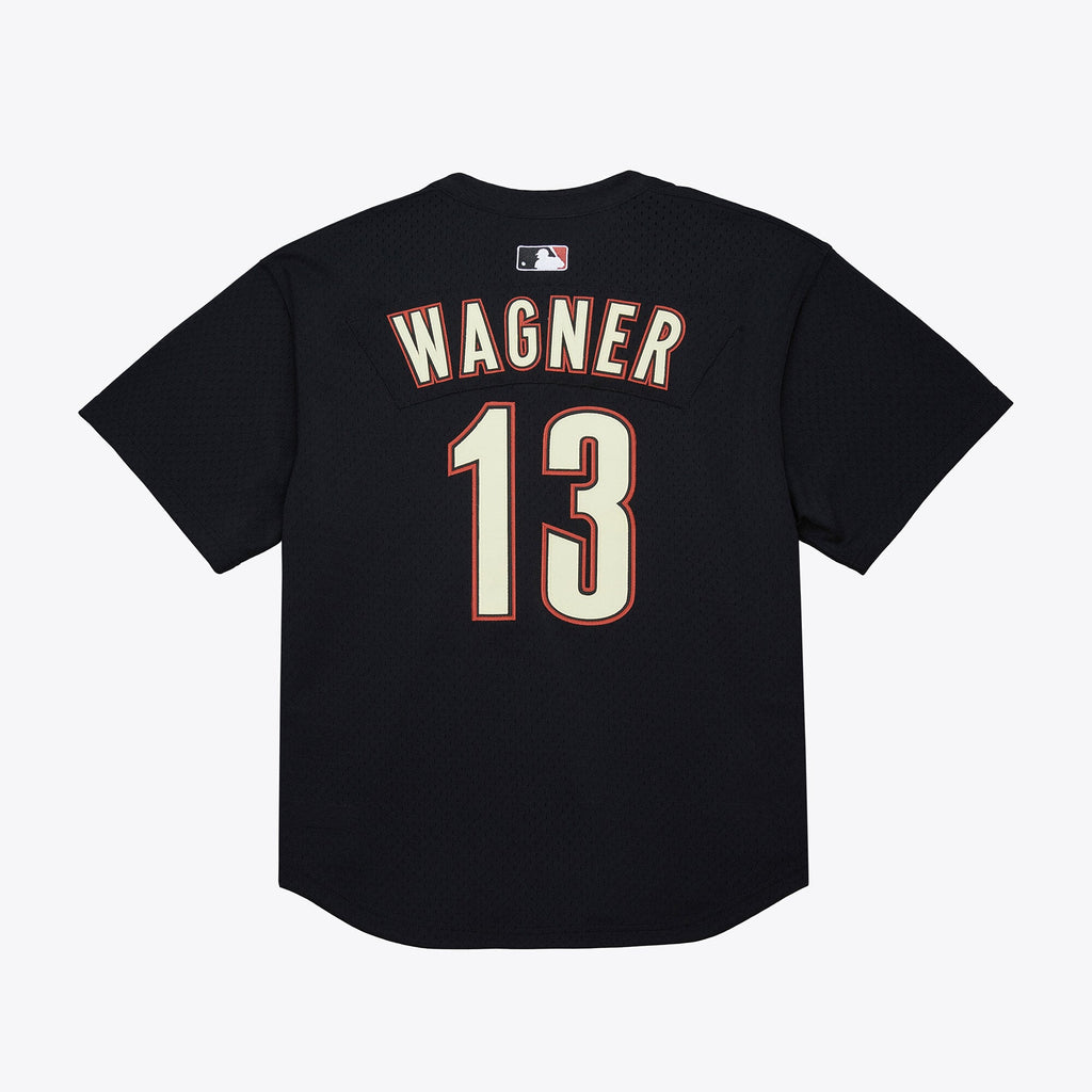 Men's Houston Astros Billy Wagner Mitchell & Ness Black Batting Practice Jersey