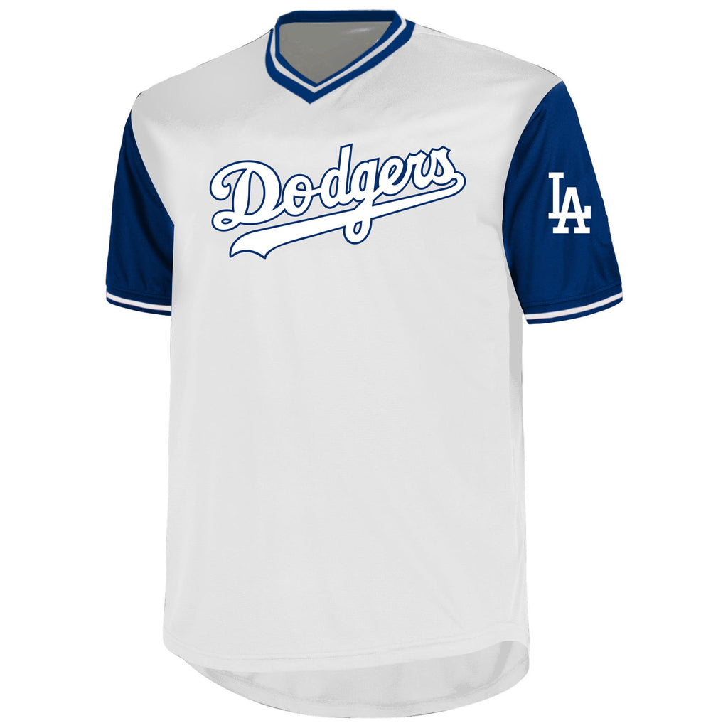 Men's Los Angeles Dodgers Mookie Betts Profile White Big & Tall Name & Number Jersey