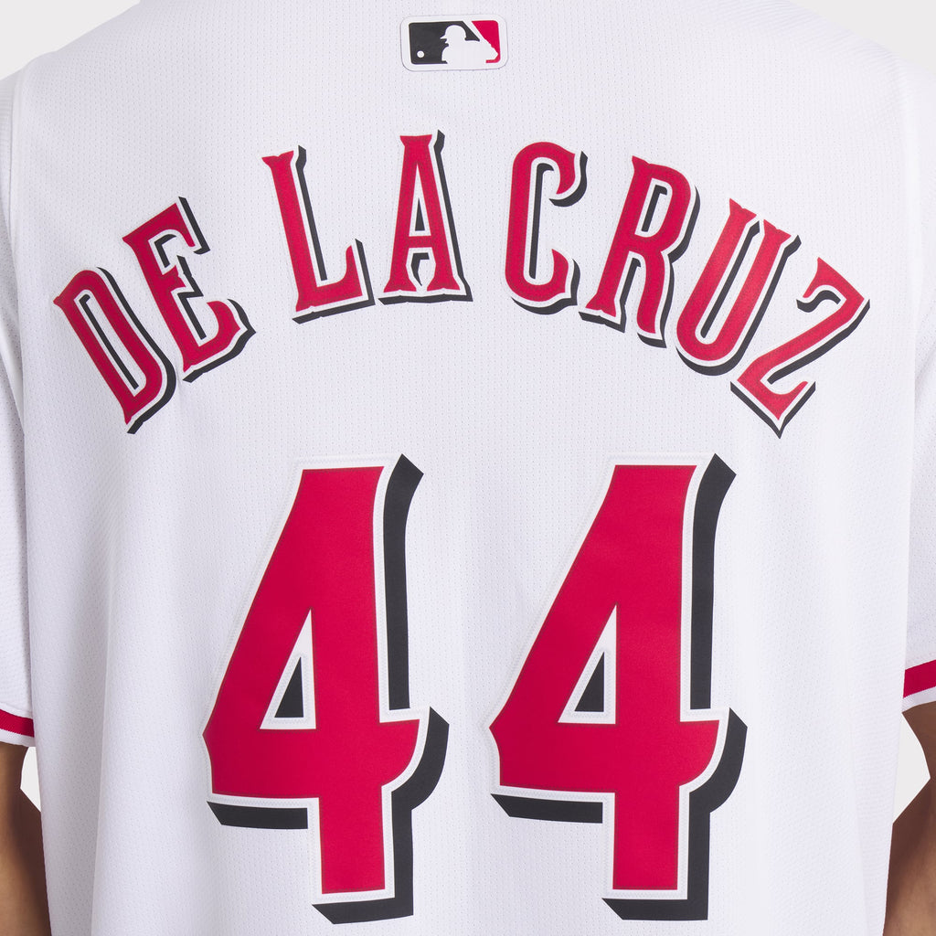 Men's Cincinnati Reds Elly De La Cruz Nike Gray Road Limited Player Jersey