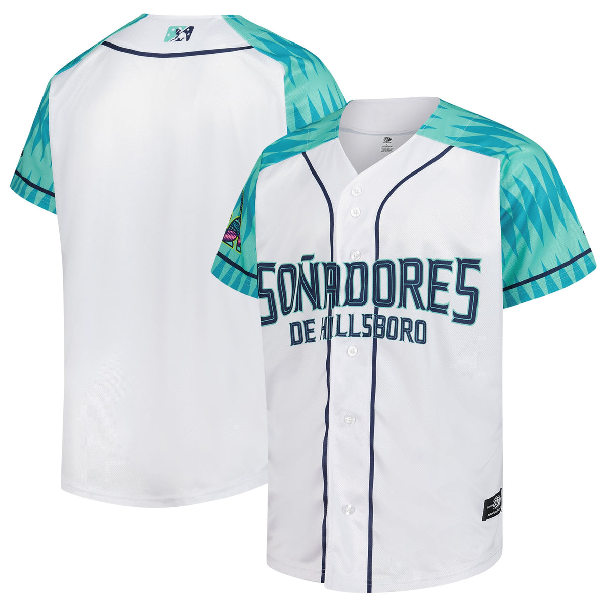 Men's Hillsboro Hops White Copa Replica Jersey
