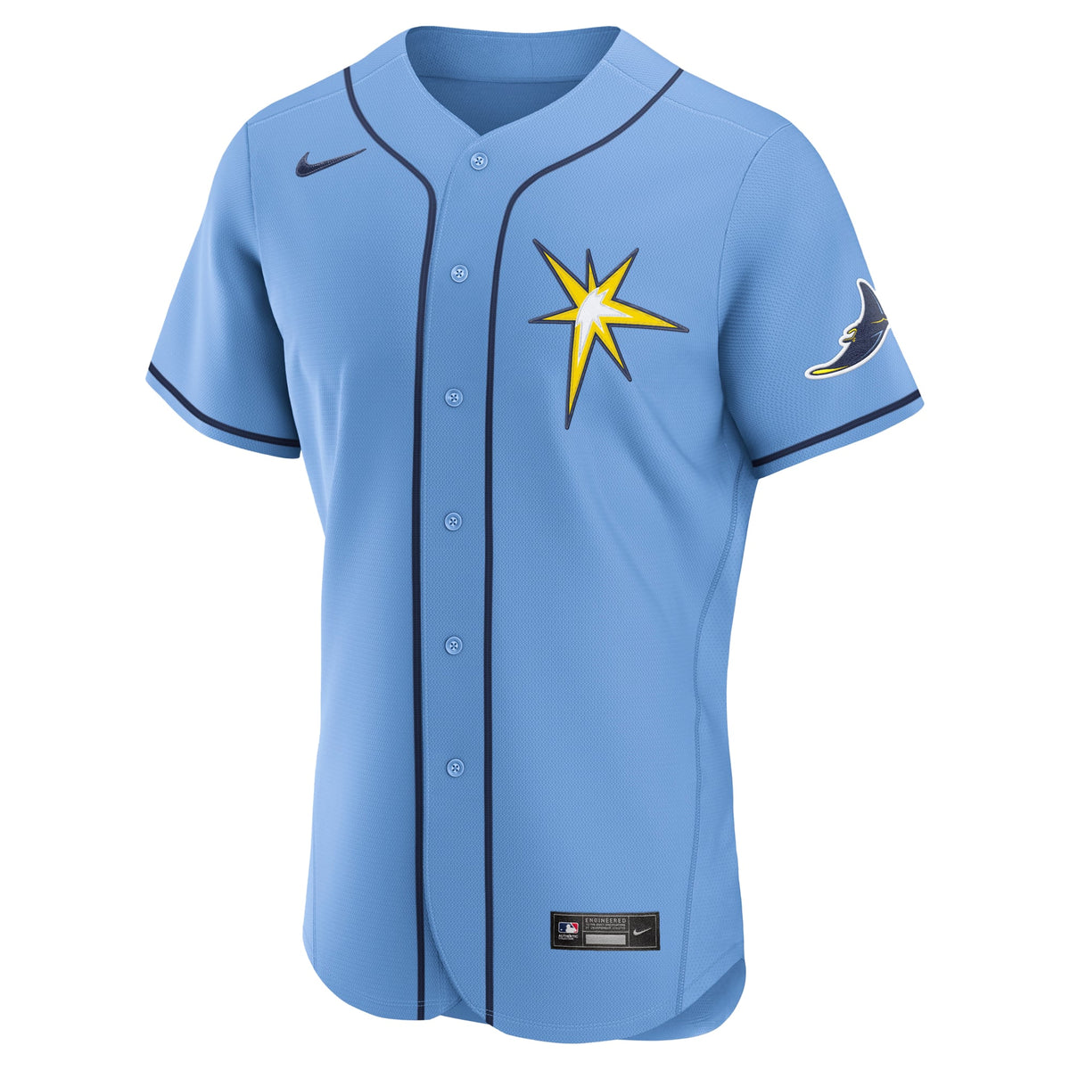 Men's Tampa Bay Rays  Nike Light Blue Alternate Authentic Jersey