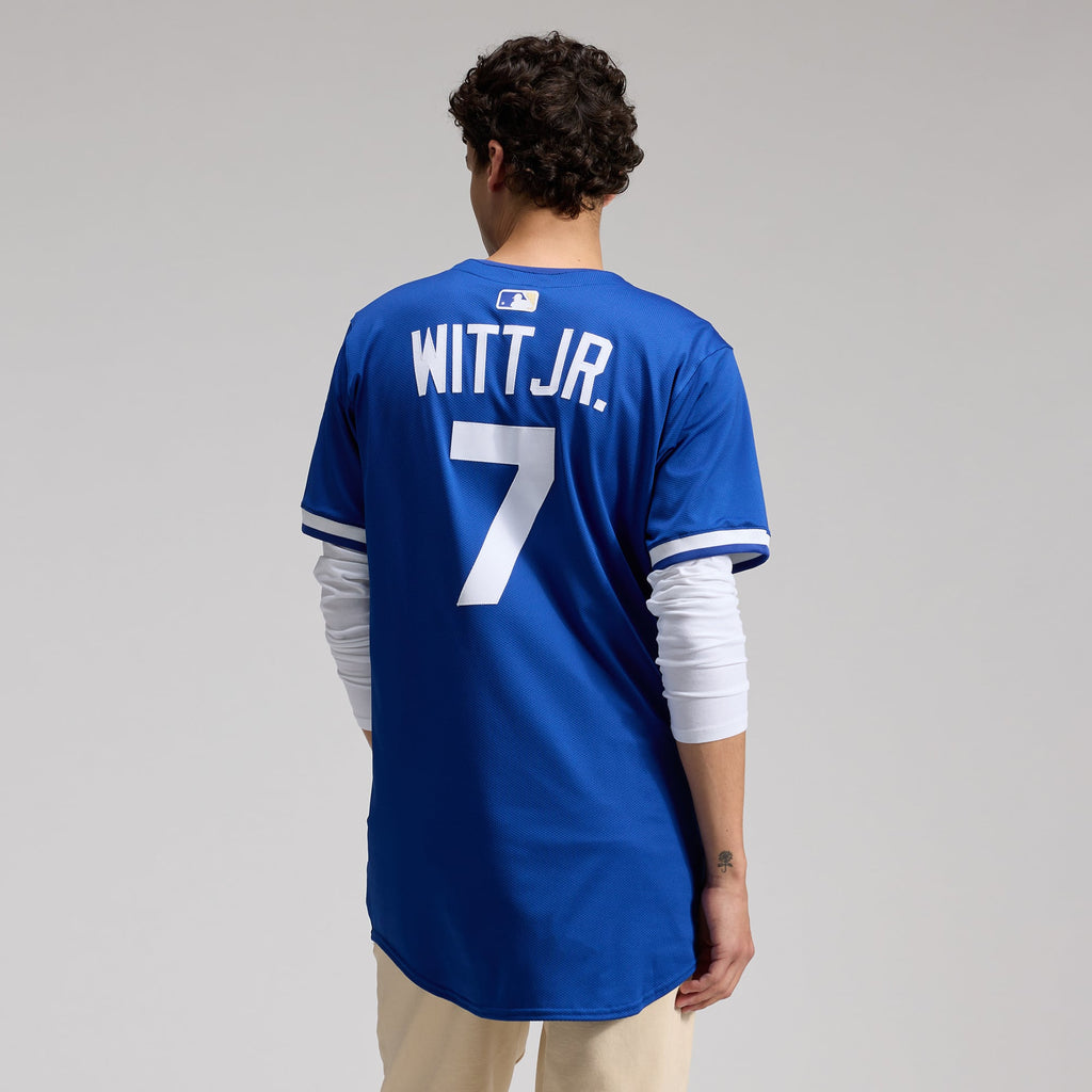 Men's Kansas City Royals Bobby Witt Jr. Nike Royal Alternate 2 Elite Player Jersey