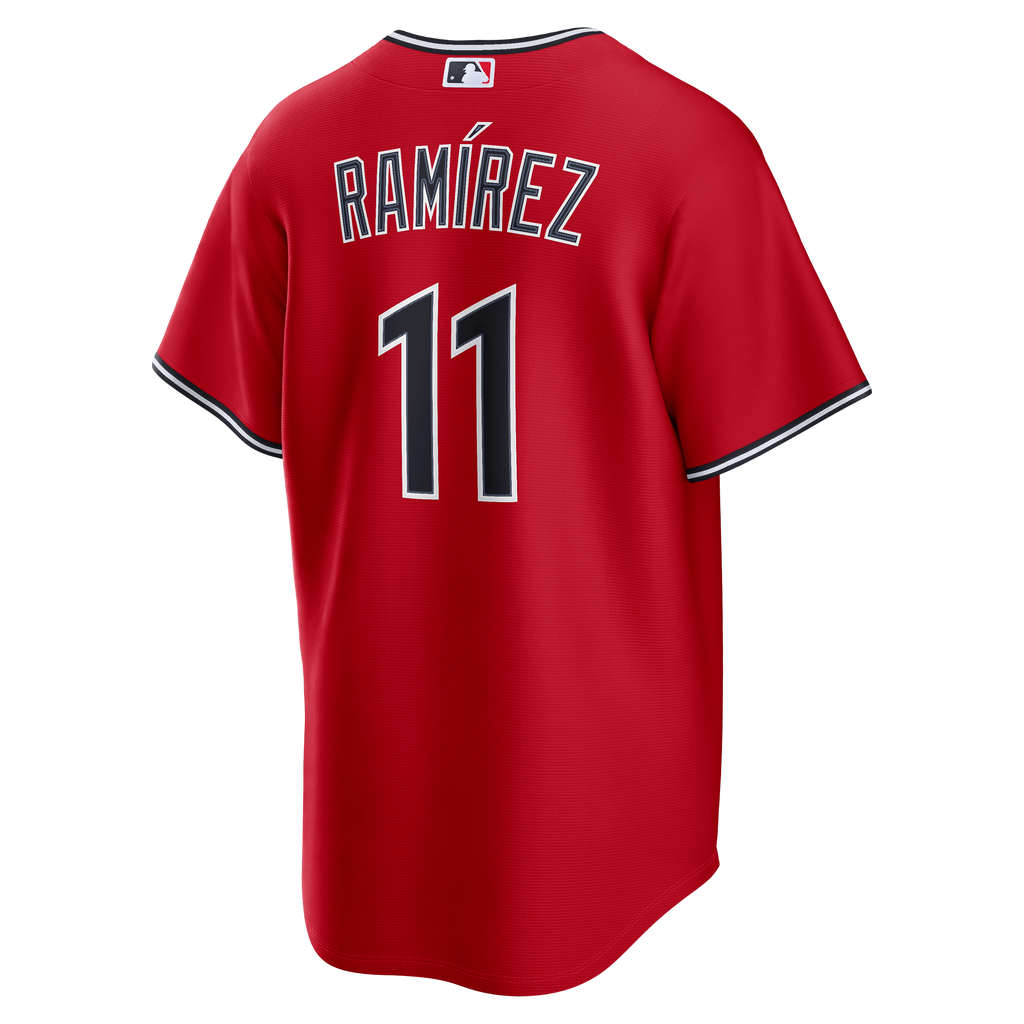Men's Cleveland Guardians José Ramírez Nike Red Alternate Replica Jersey
