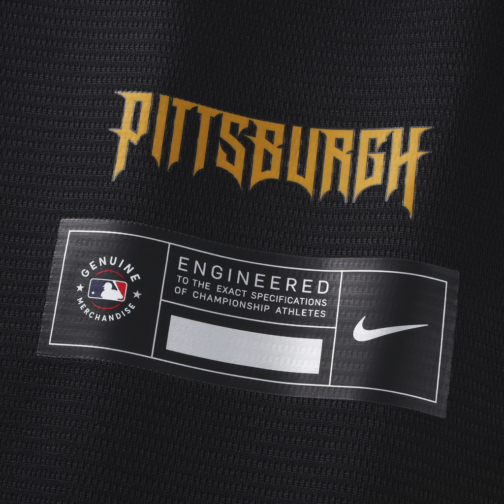 Men's Pittsburgh Pirates Konnor Griffin Nike Black 2026 City Connect Stadium Jersey
