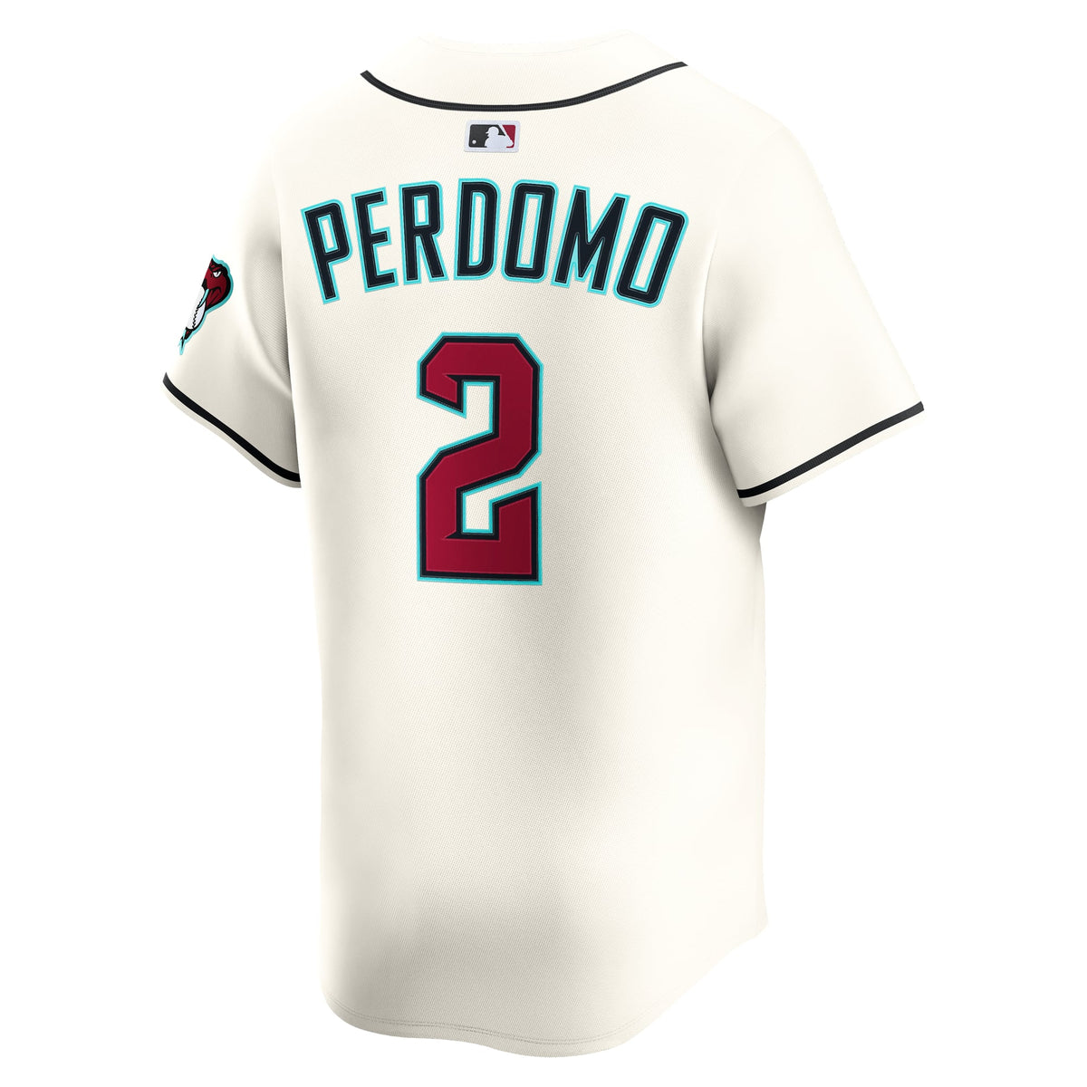 Men's Arizona Diamondbacks Geraldo Perdomo Nike Cream Home Limited Player Jersey