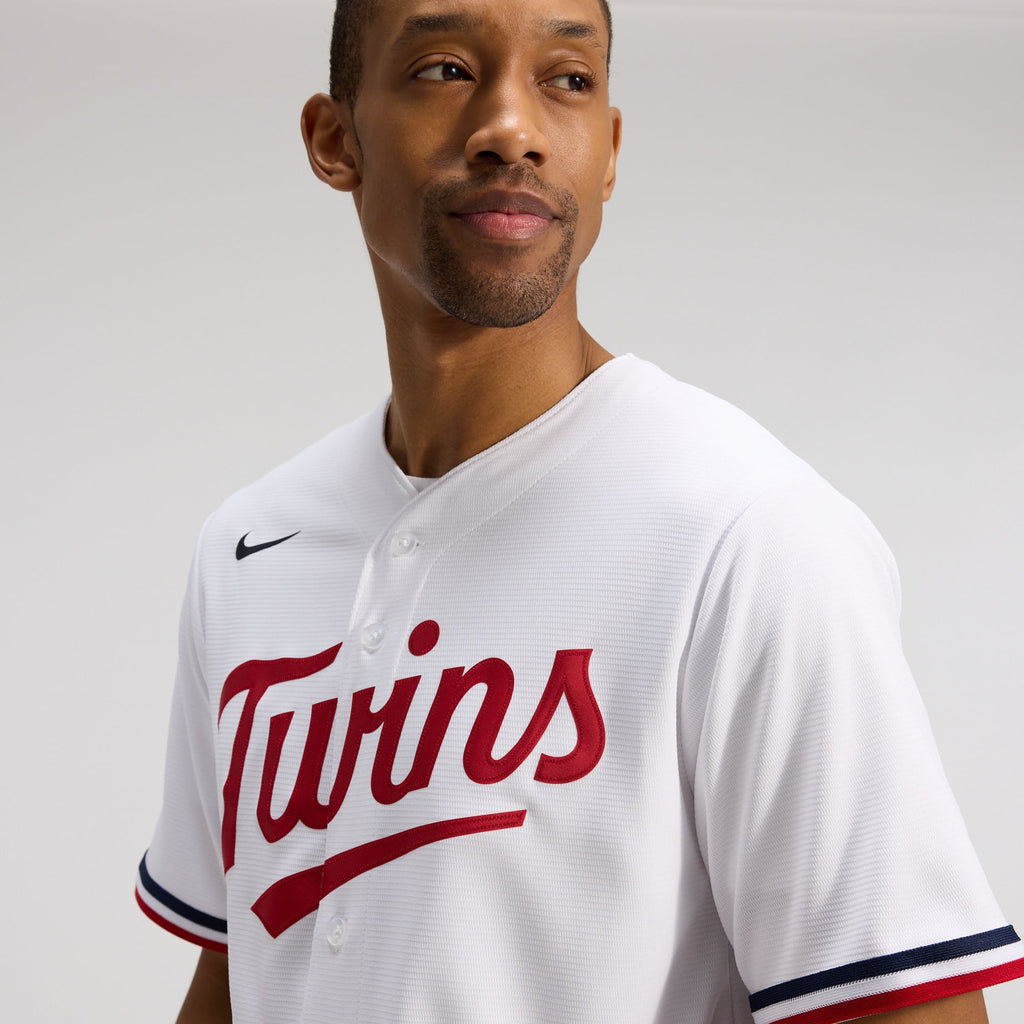Men's Minnesota Twins  Nike White Home Replica Team Jersey